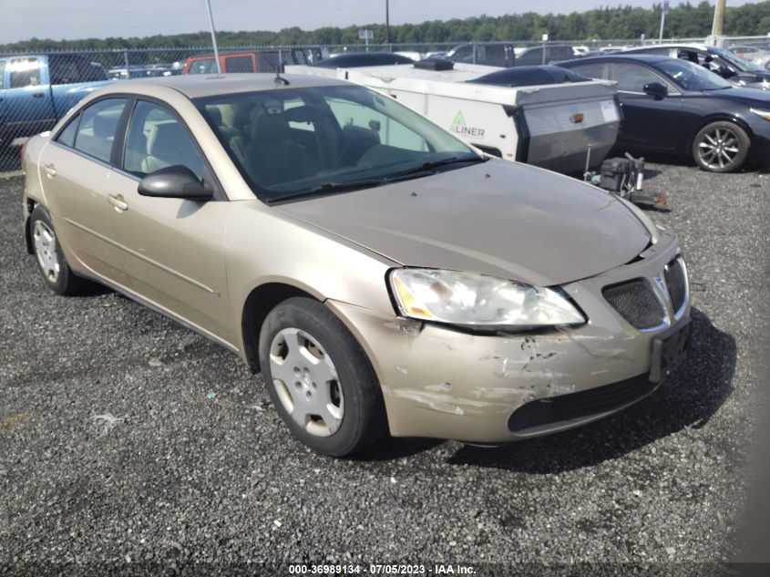 PONTIAC G6 2008 1g2zf57b284112480