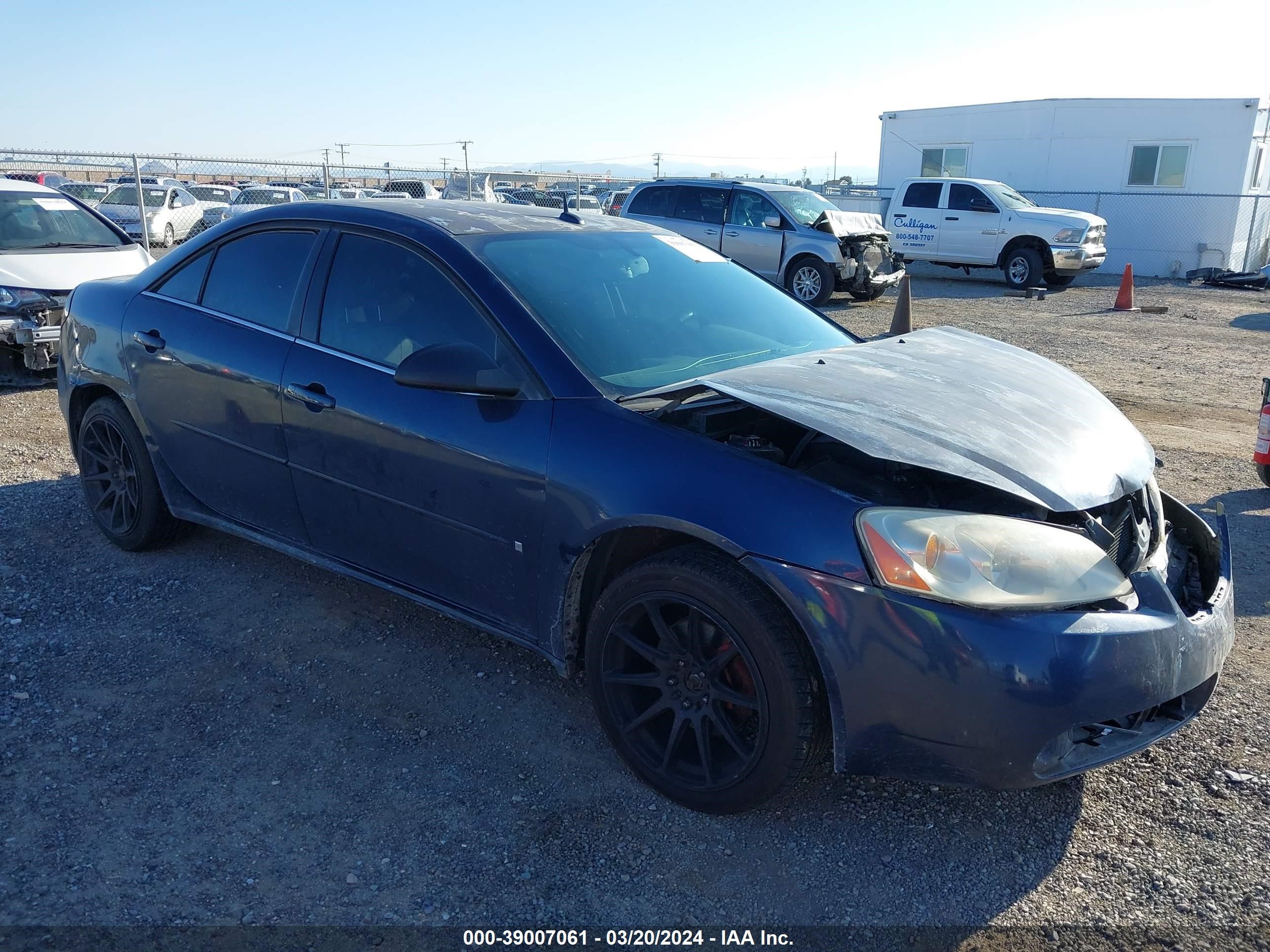 PONTIAC G6 2008 1g2zf57b384153183