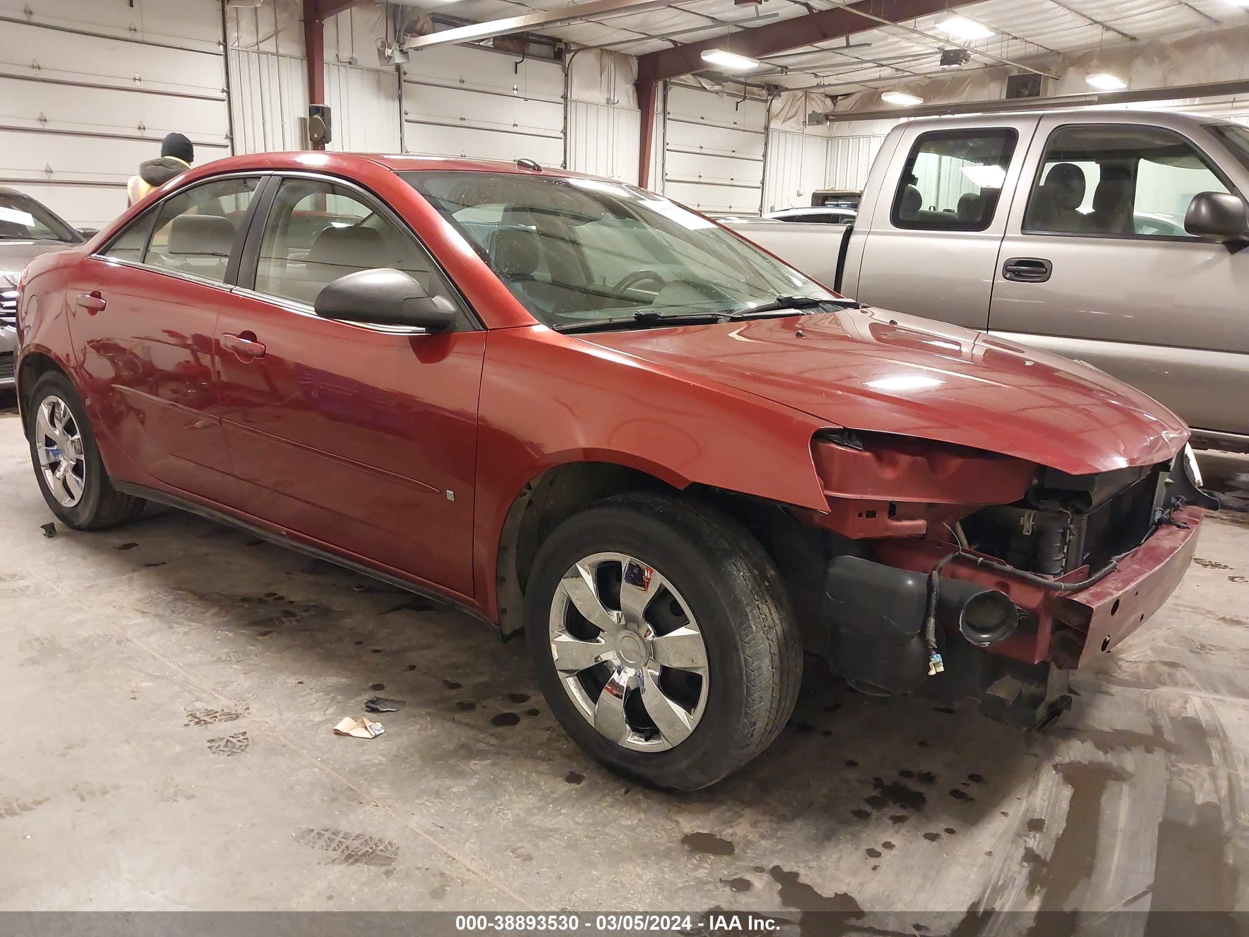 PONTIAC G6 2008 1g2zf57b584104969