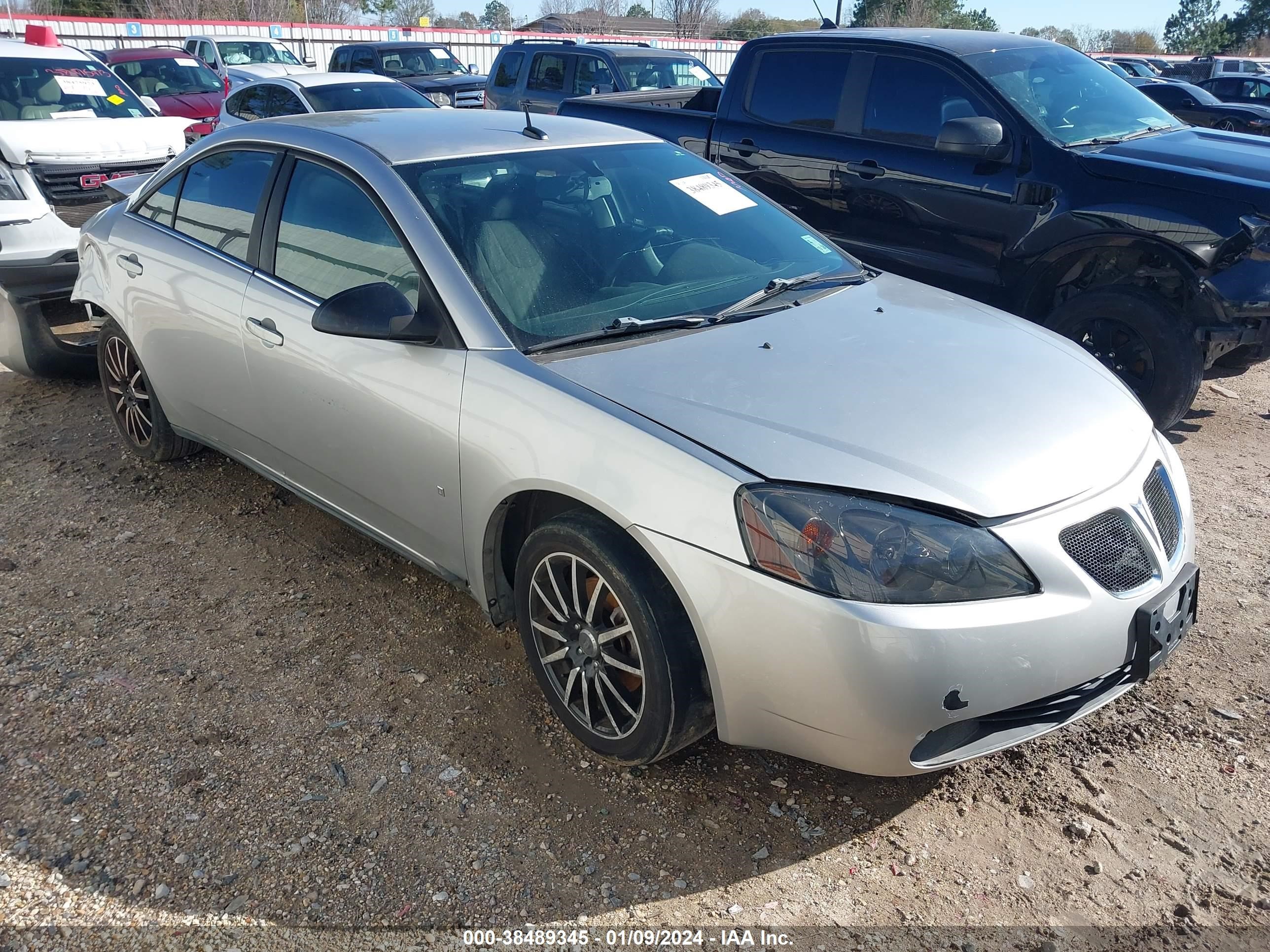 PONTIAC G6 2008 1g2zf57b784180886