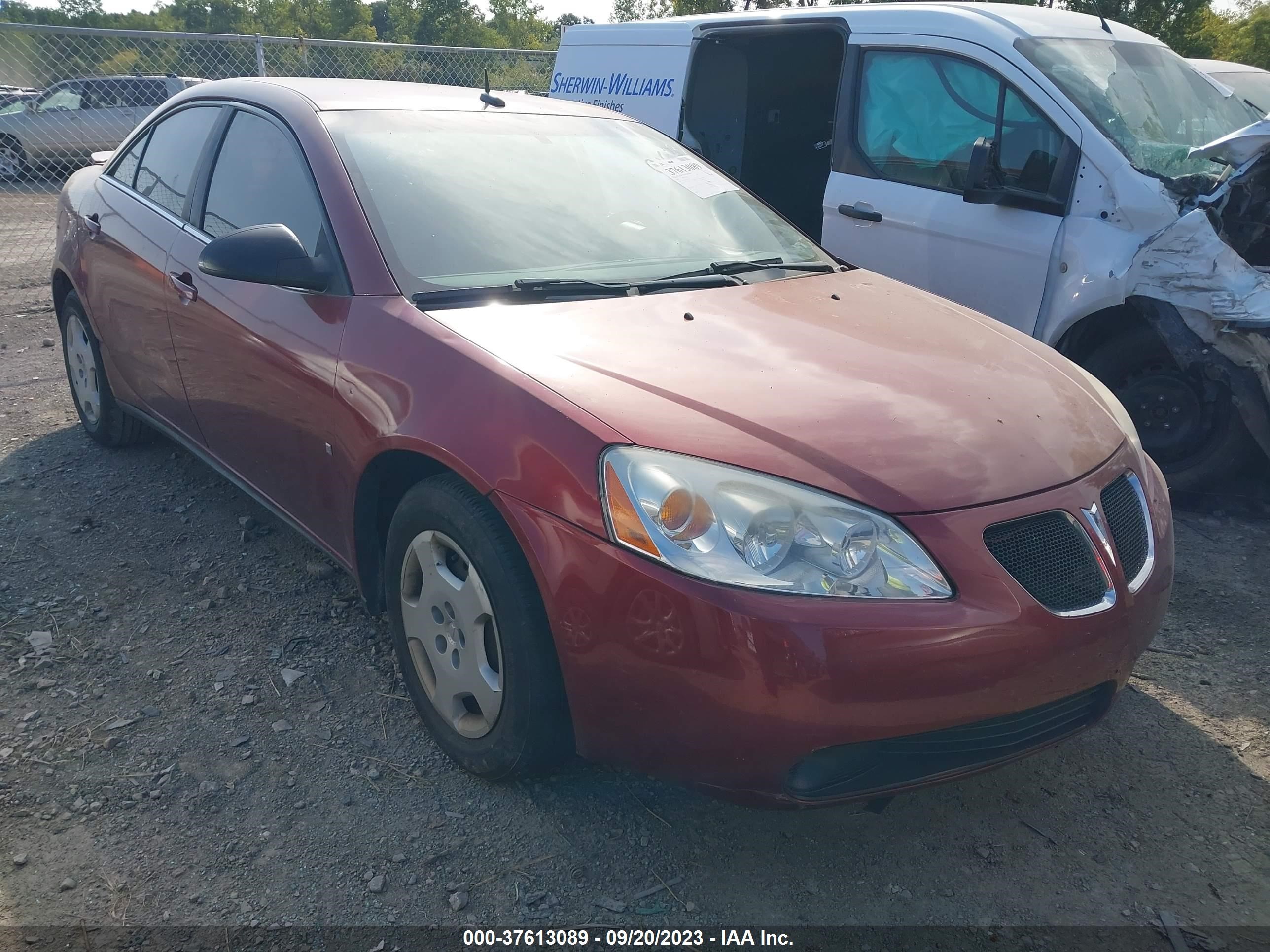 PONTIAC G6 2008 1g2zf57b784305014