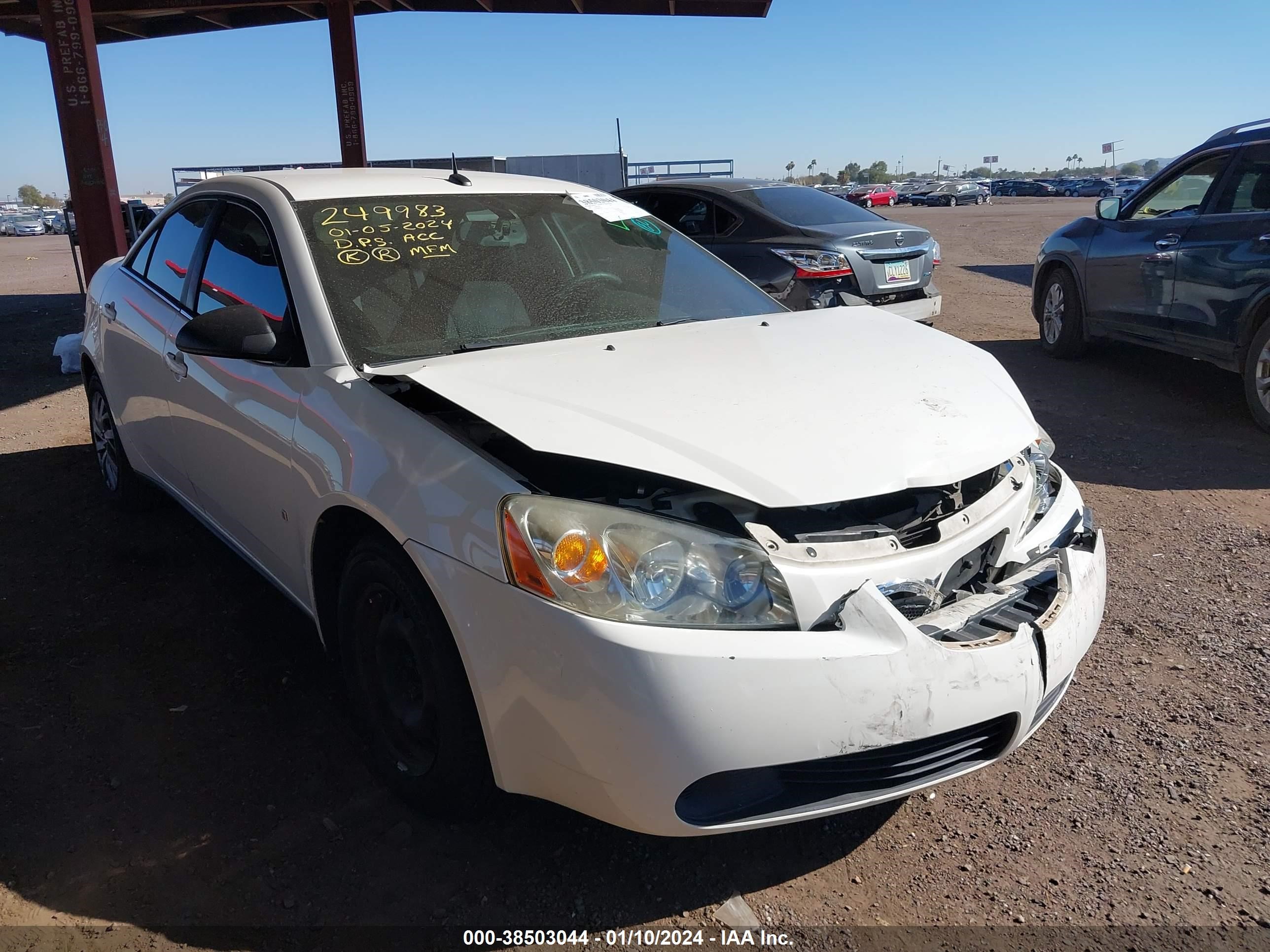 PONTIAC G6 2008 1g2zf57b884288787