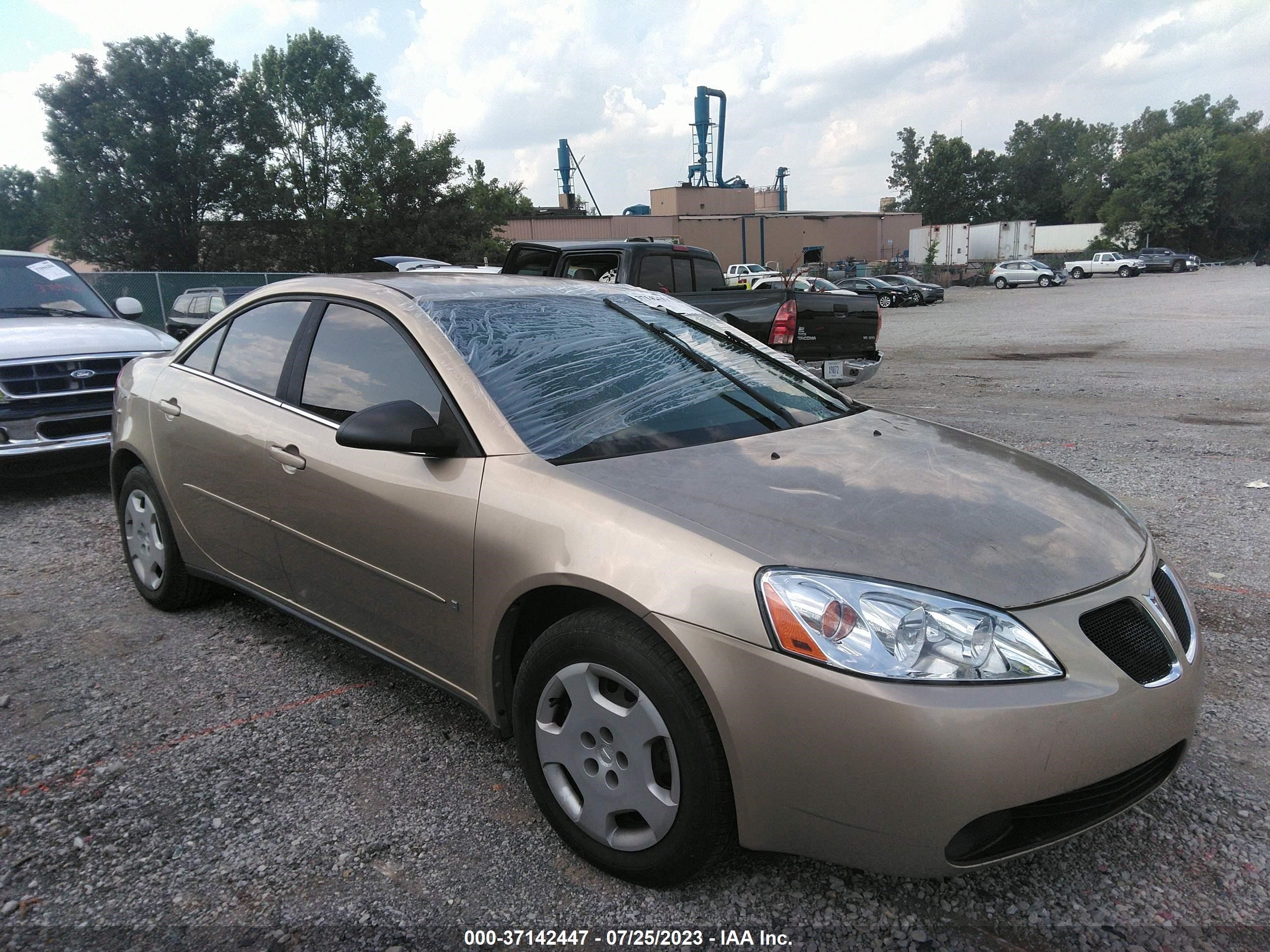 PONTIAC G6 2007 1g2zf58b074258180