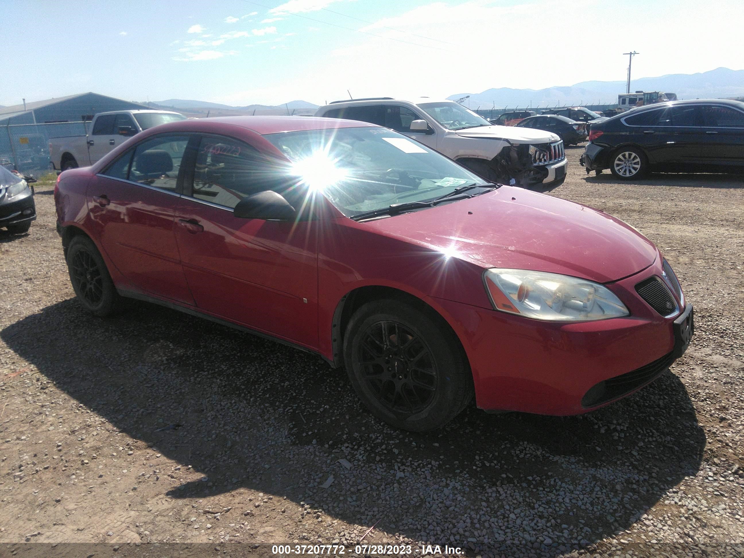 PONTIAC G6 2007 1g2zf58b174264067