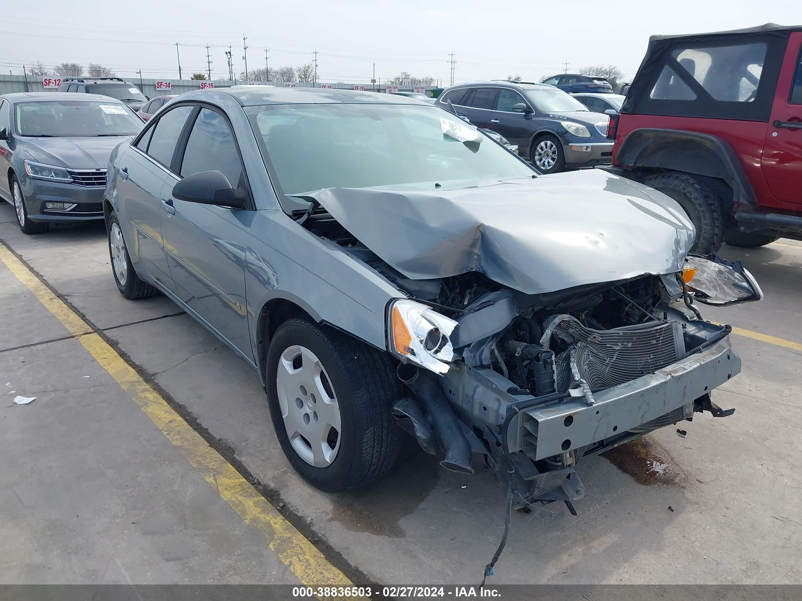 PONTIAC G6 2007 1g2zf58b274176001