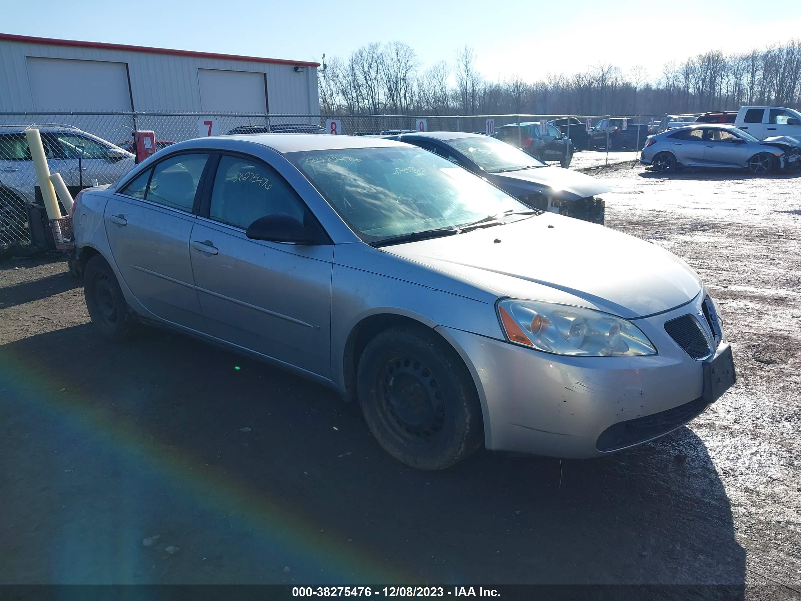 PONTIAC G6 2007 1g2zf58b374192207