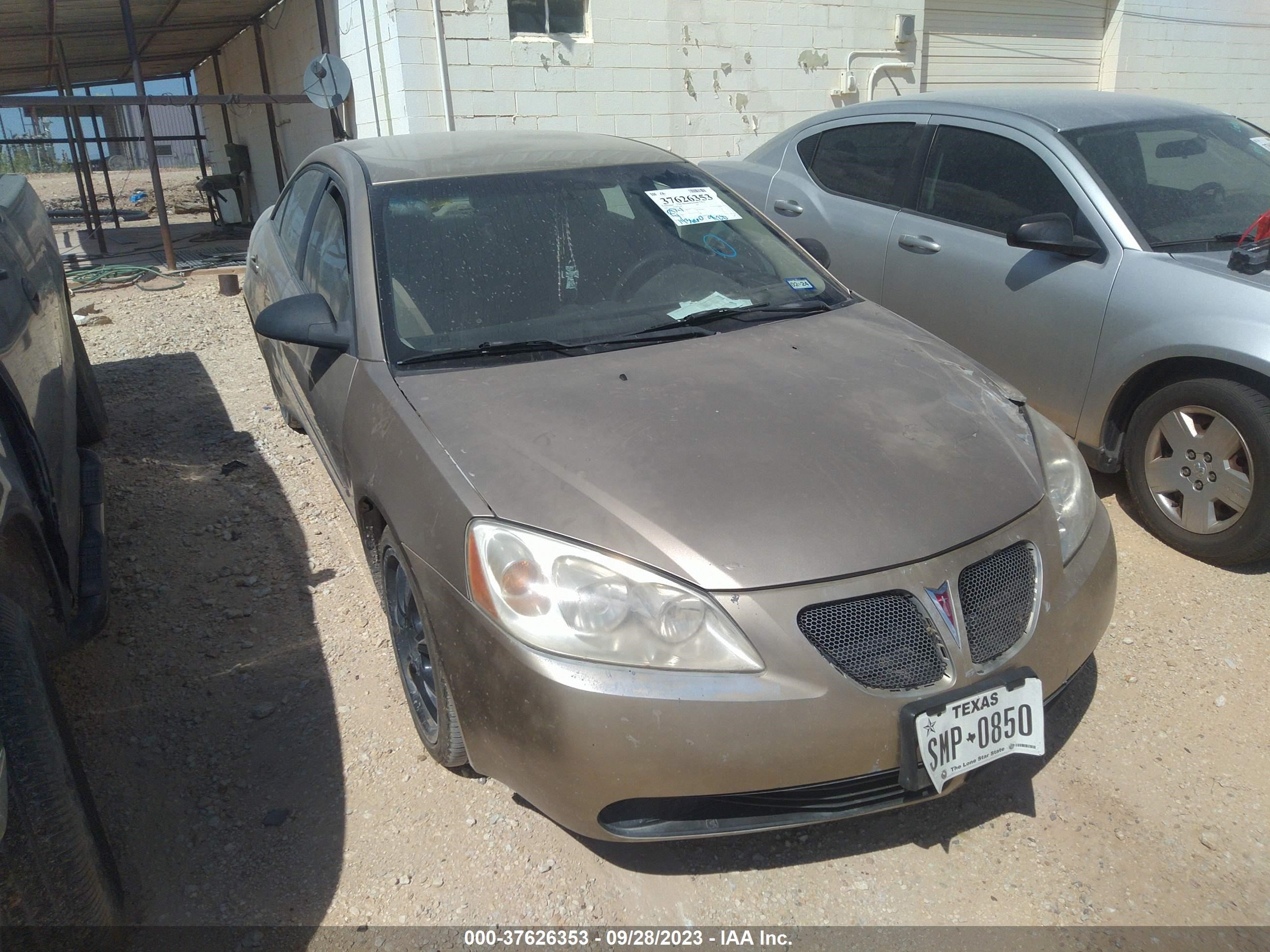 PONTIAC G6 2007 1g2zf58b474153254