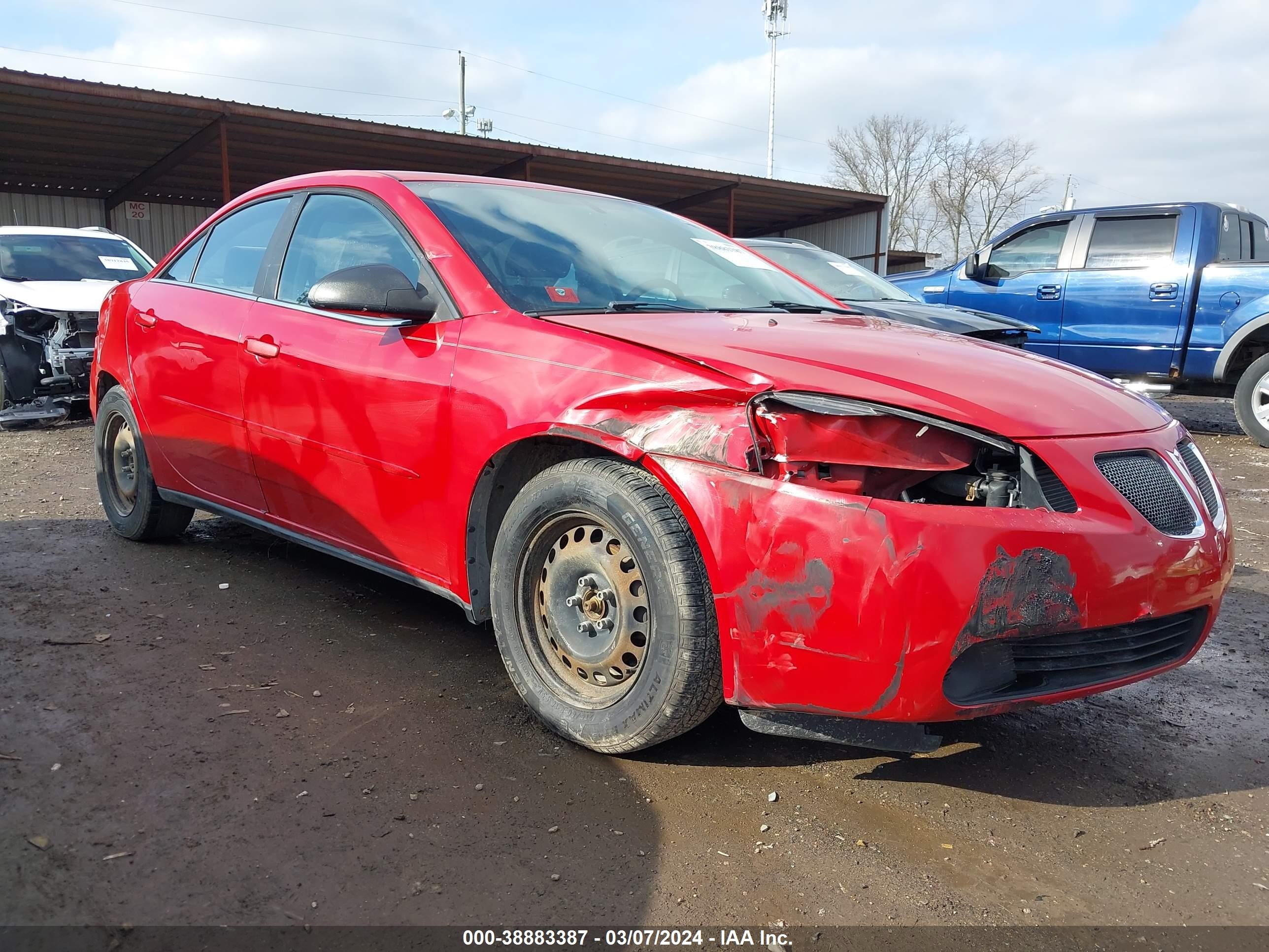 PONTIAC G6 2007 1g2zf58b574249930