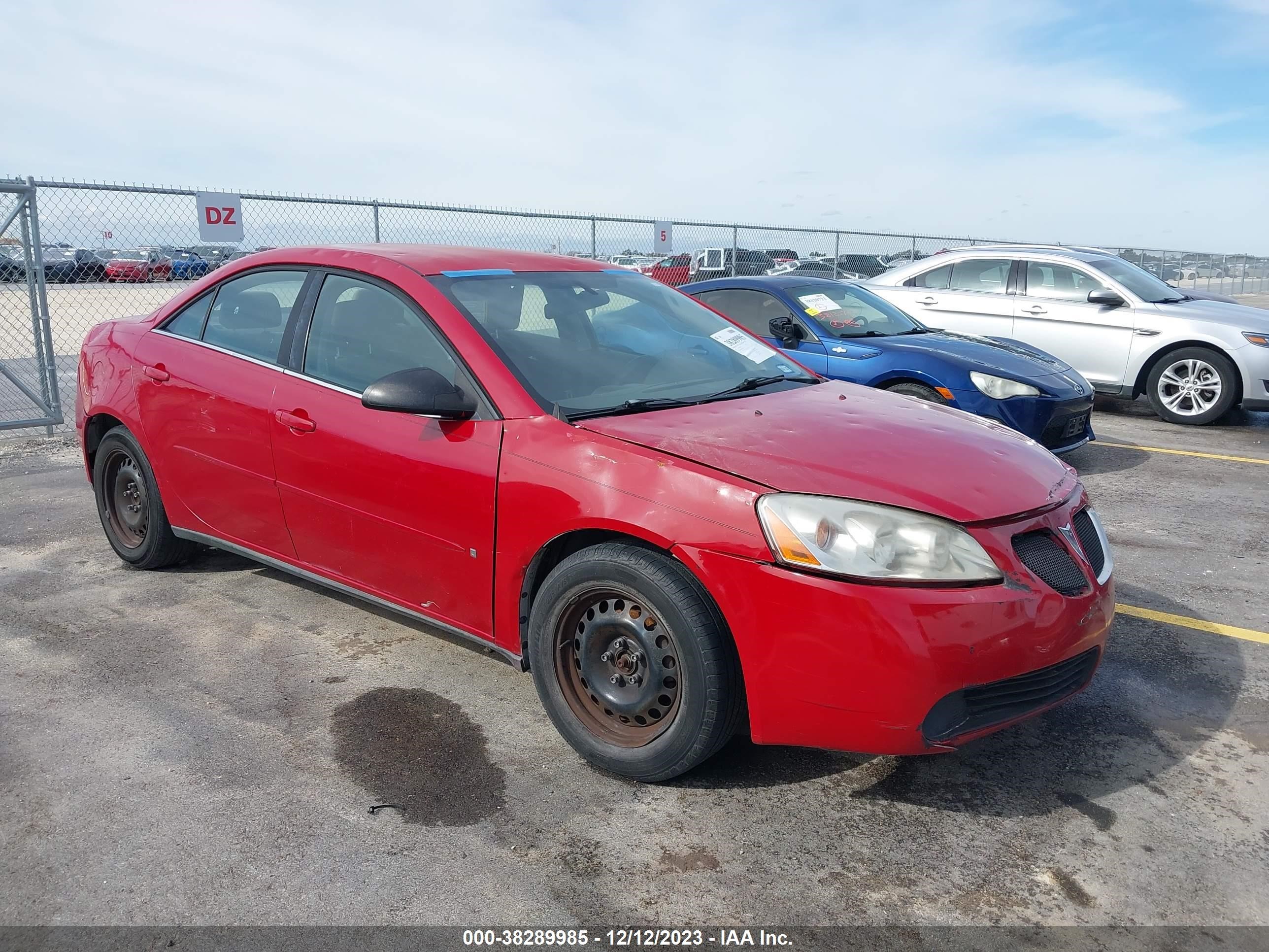 PONTIAC G6 2007 1g2zf58b674251587