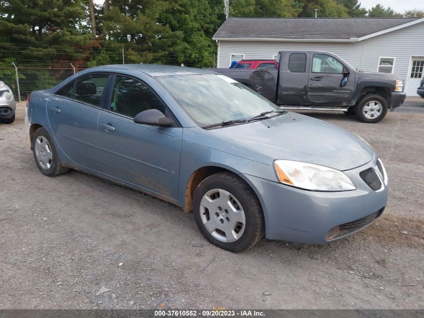 PONTIAC G6 2007 1g2zf58b874110617