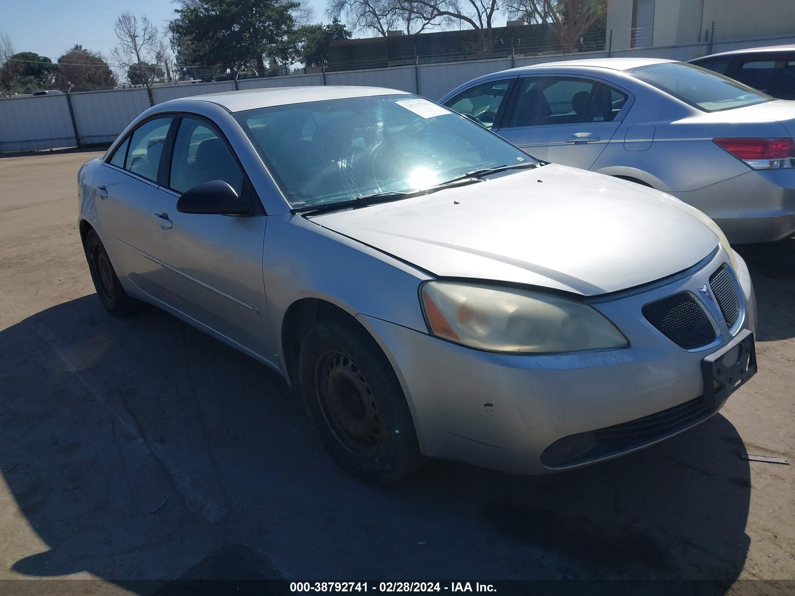 PONTIAC G6 2007 1g2zf58b974106141