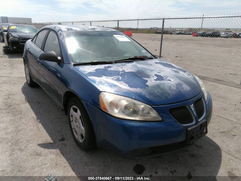 PONTIAC G6 2007 1g2zf58bx74174996