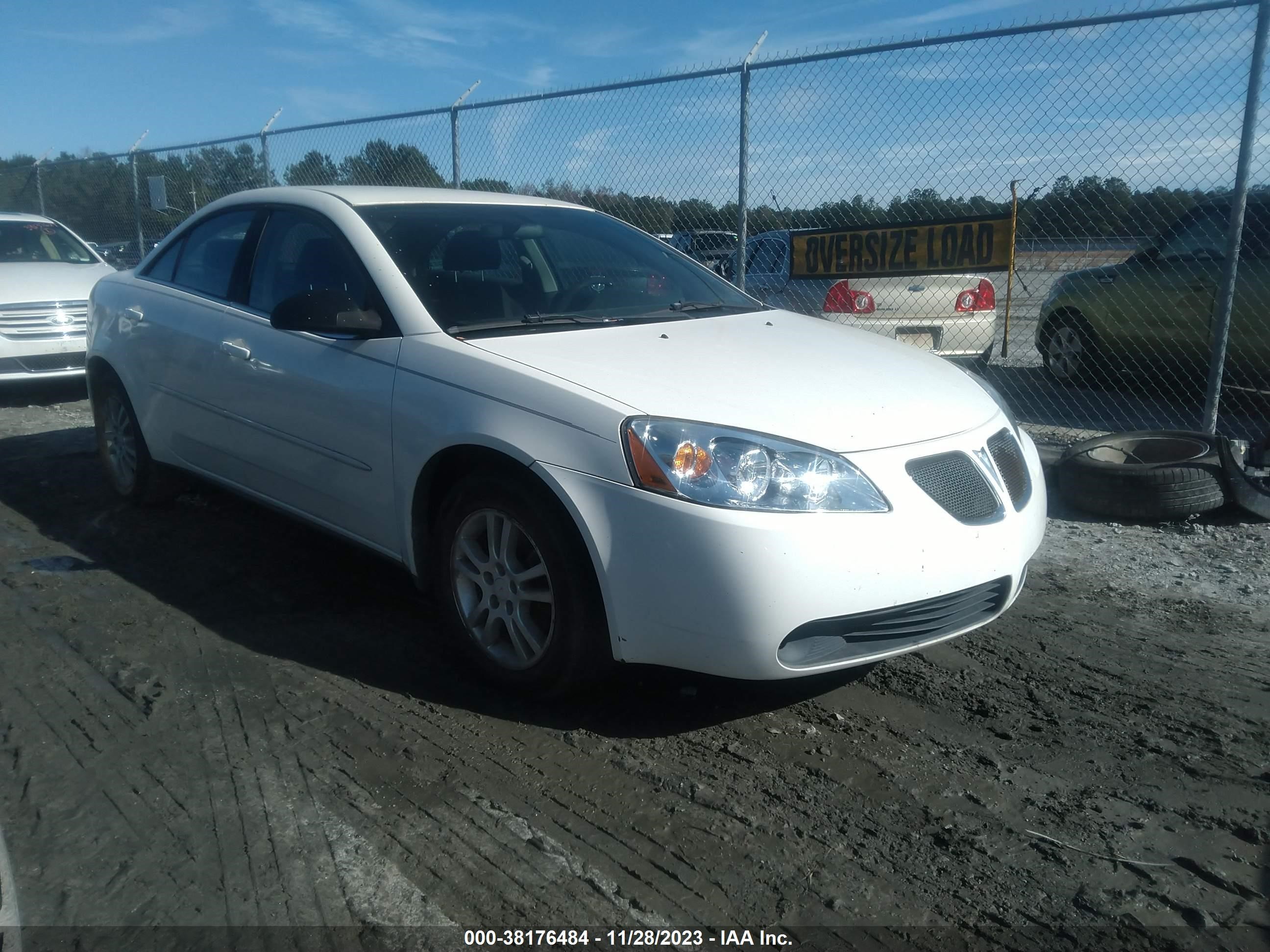 PONTIAC G6 2005 1g2zg528054143084