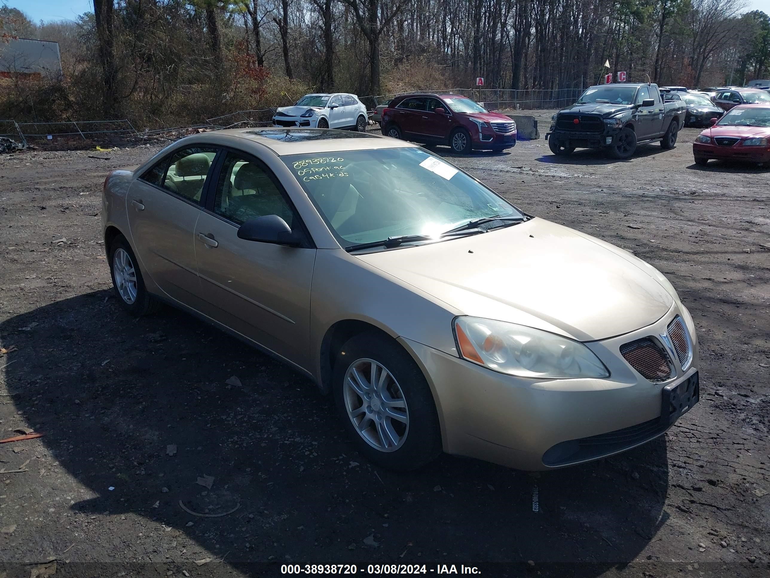 PONTIAC G6 2005 1g2zg528254180606