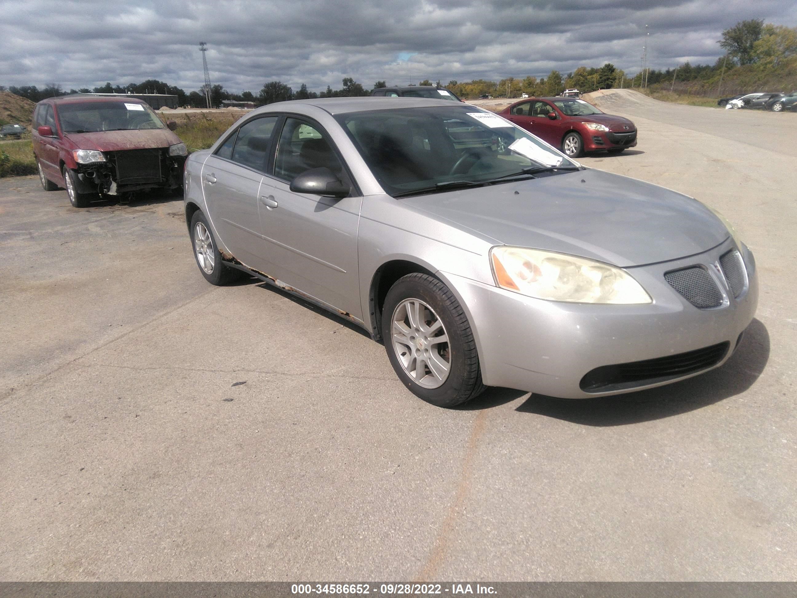 PONTIAC G6 2005 1g2zg528654168863