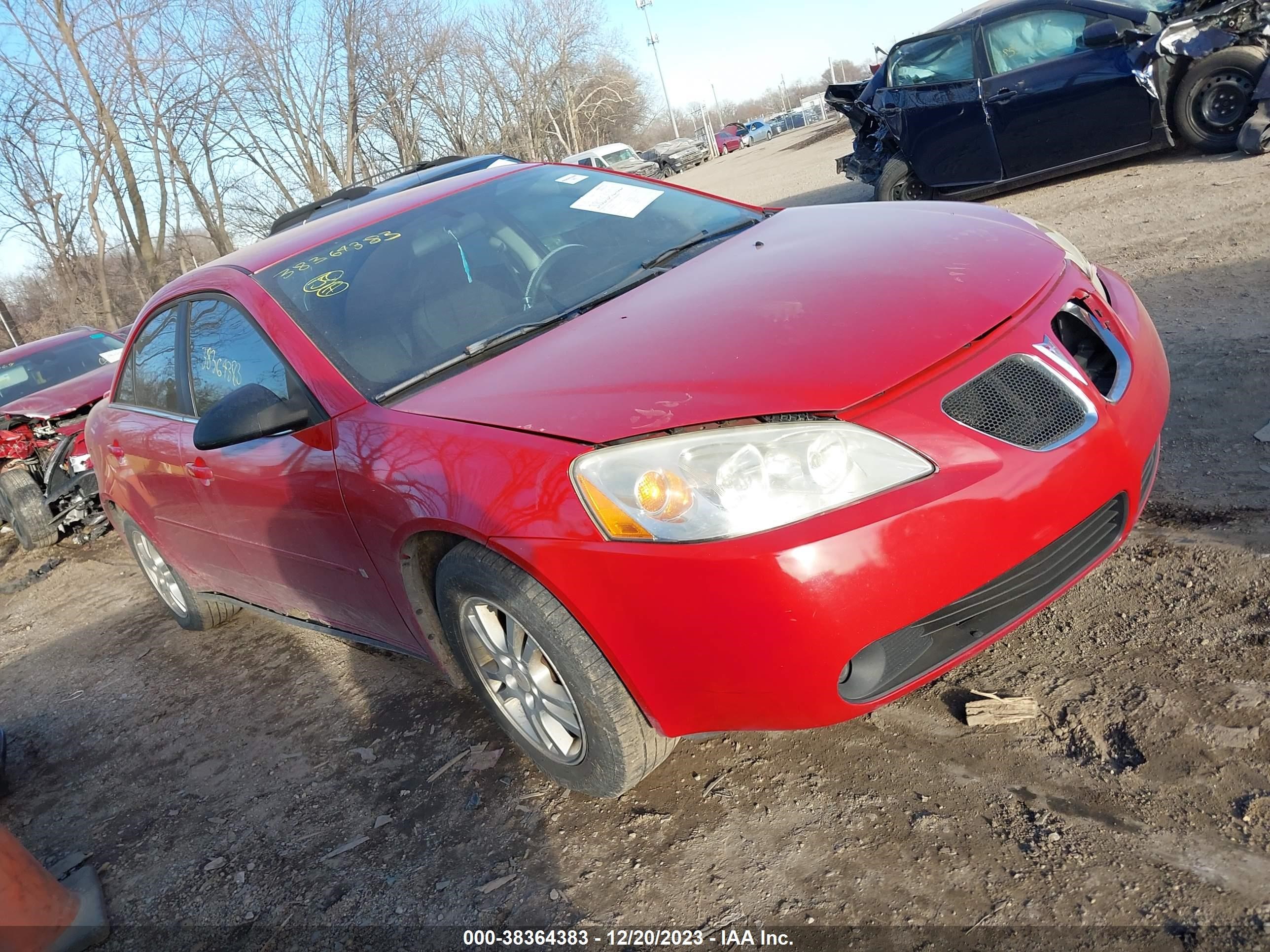 PONTIAC G6 2006 1g2zg558064265392