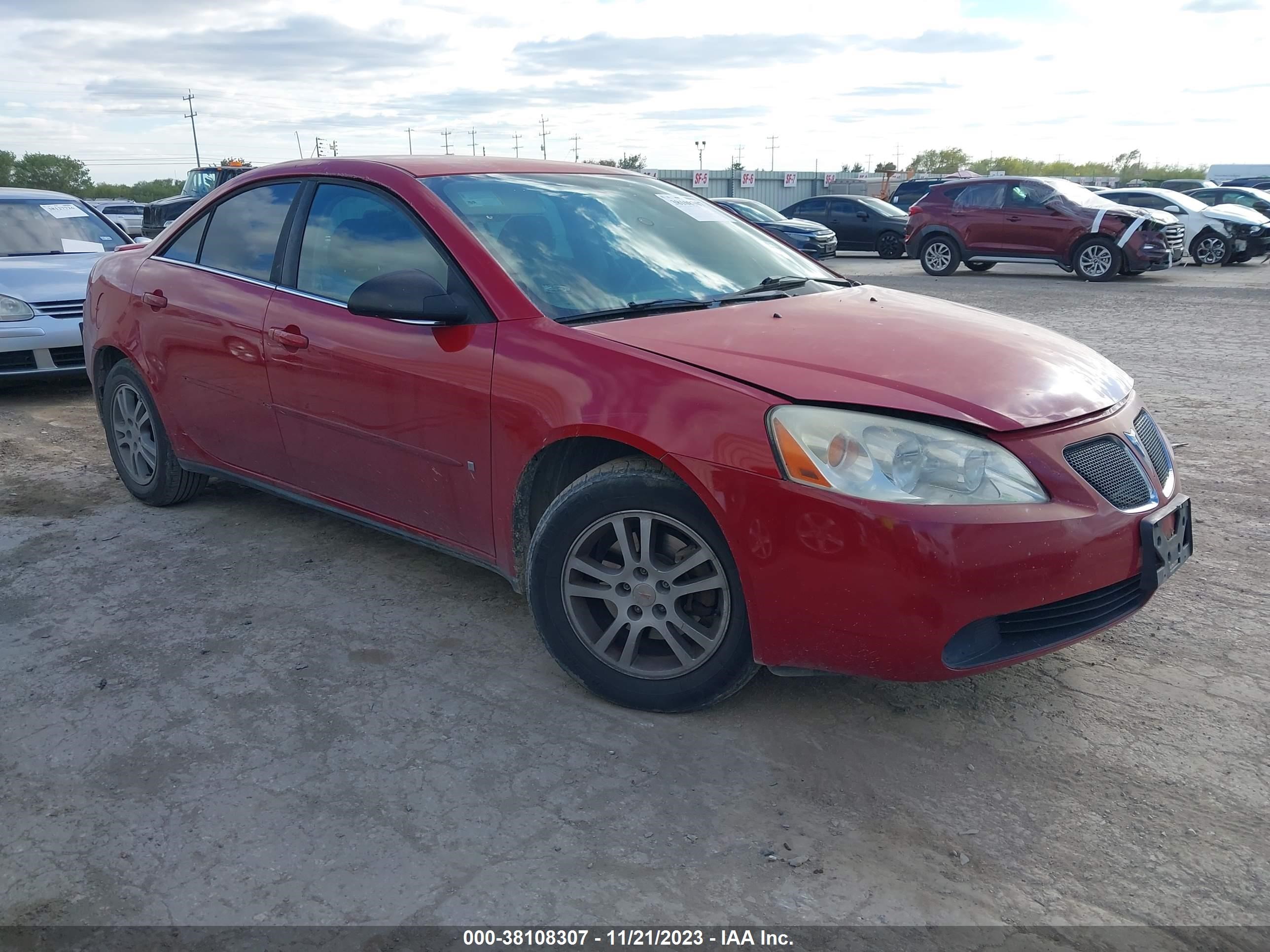 PONTIAC G6 2006 1g2zg558664140848