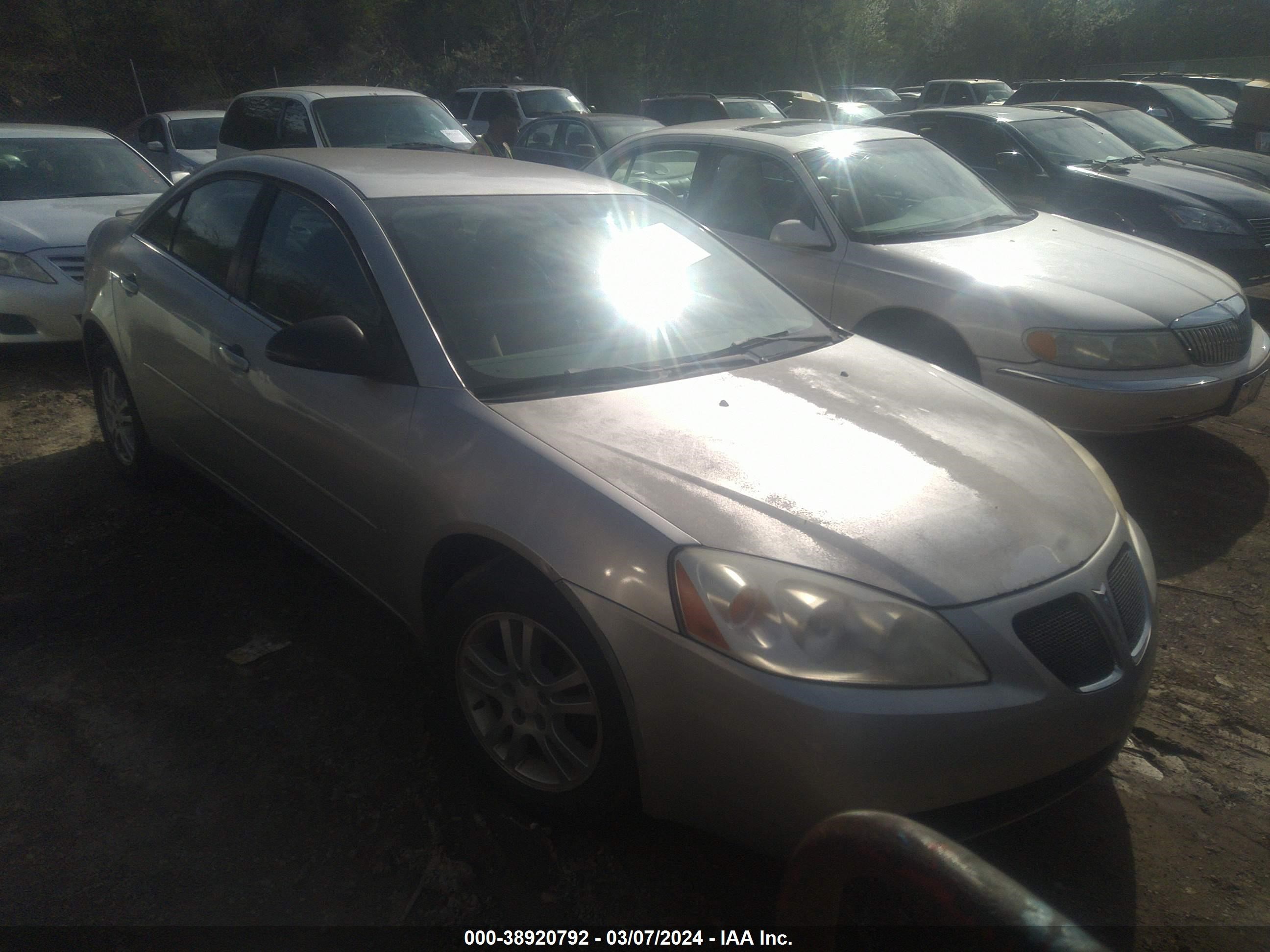 PONTIAC G6 2006 1g2zg558964118973