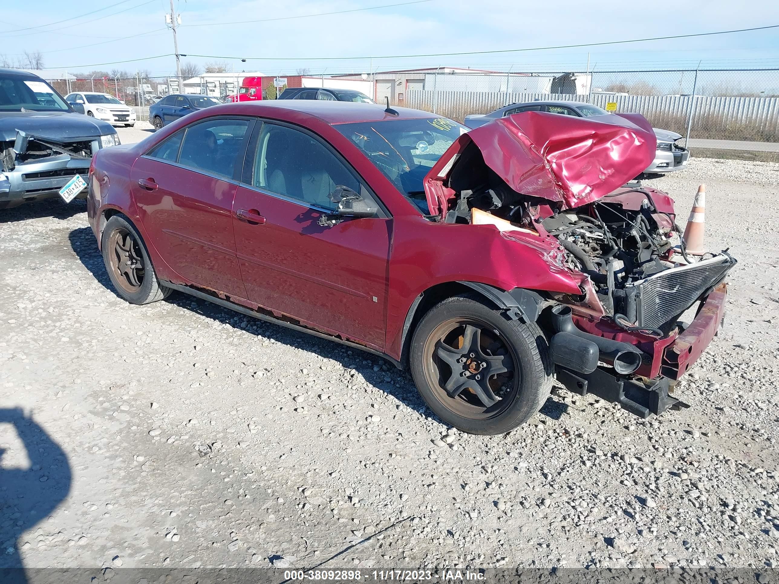 PONTIAC G6 2008 1g2zg57b384158252