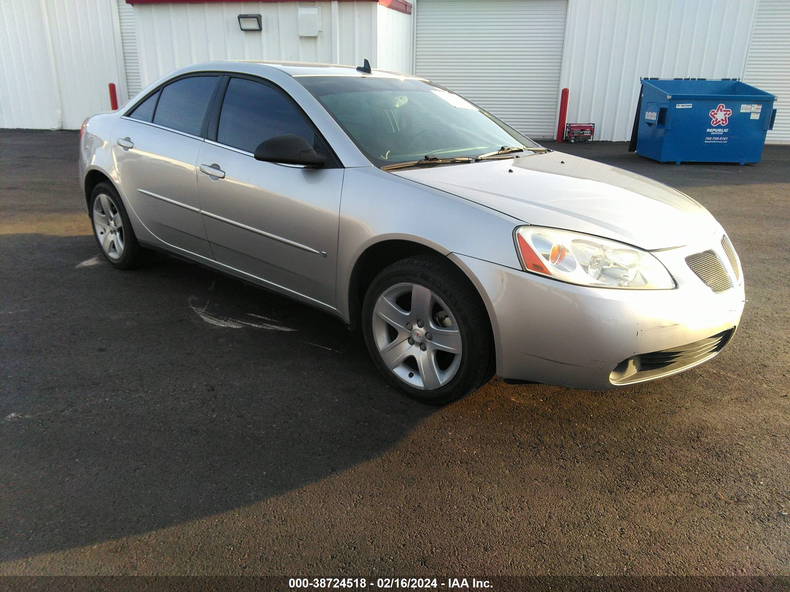 PONTIAC G6 2008 1g2zg57b484106855