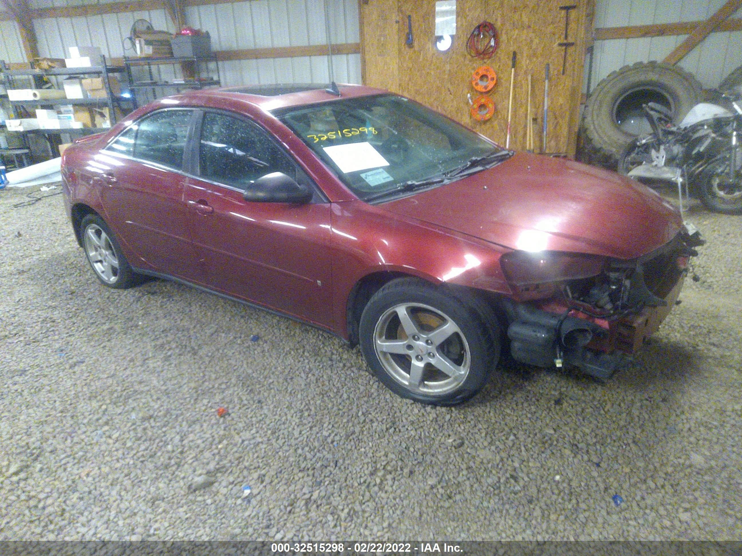 PONTIAC G6 2008 1g2zg57n484142278