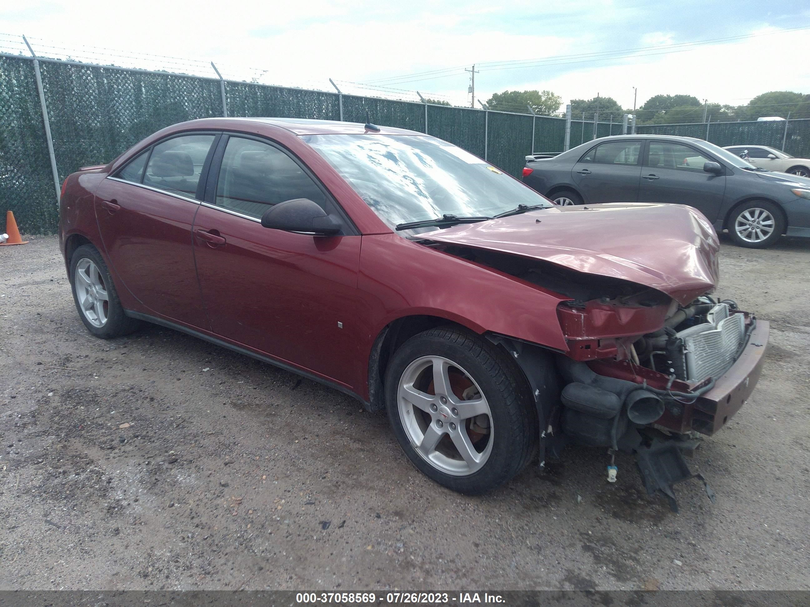 PONTIAC G6 2008 1g2zg57nx84136596