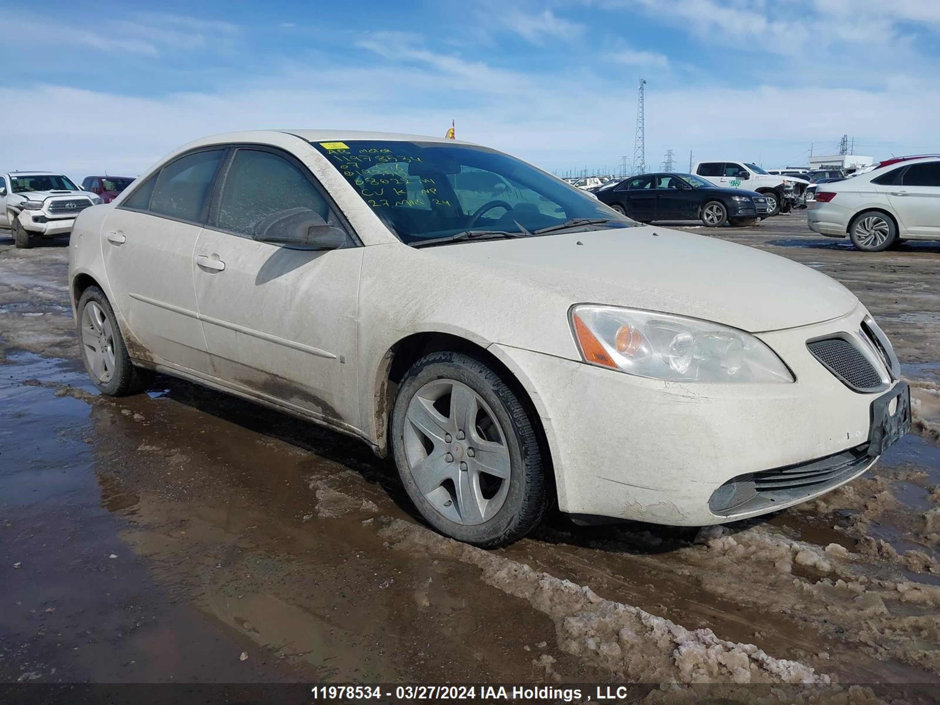 PONTIAC G6 2007 1g2zg58n374193512