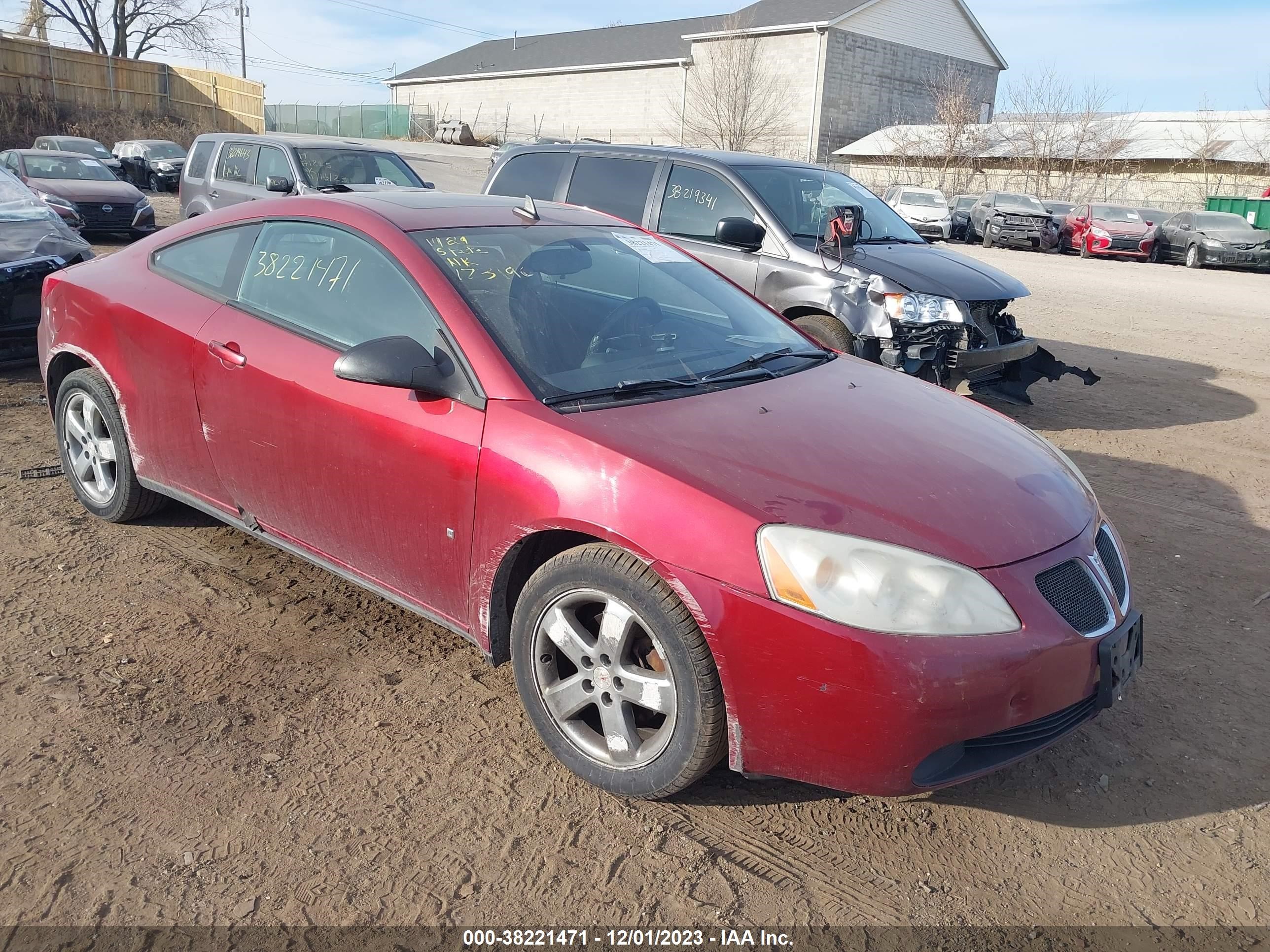 PONTIAC G6 2008 1g2zh17n684282239