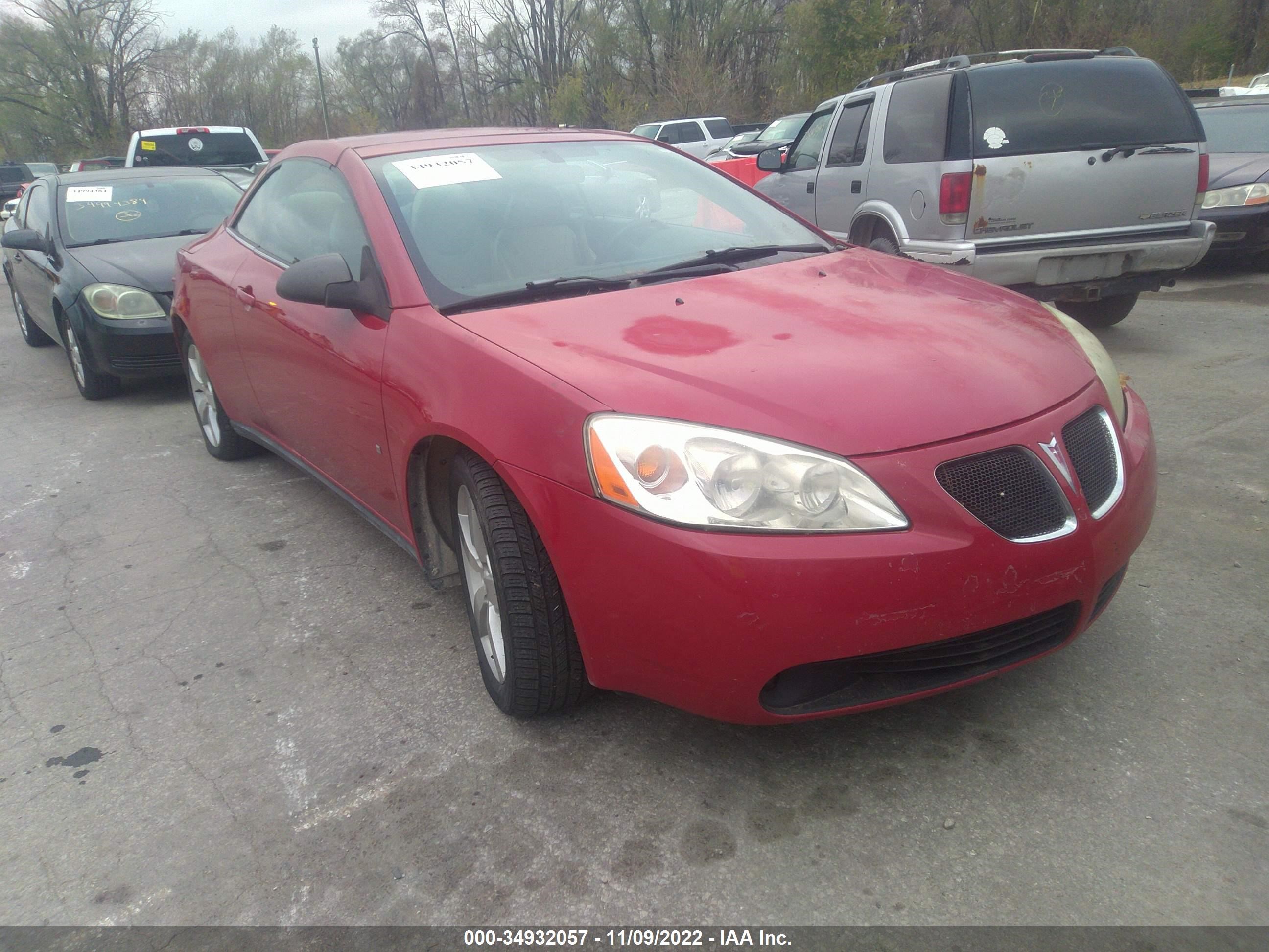 PONTIAC G6 2007 1g2zh361x74191161