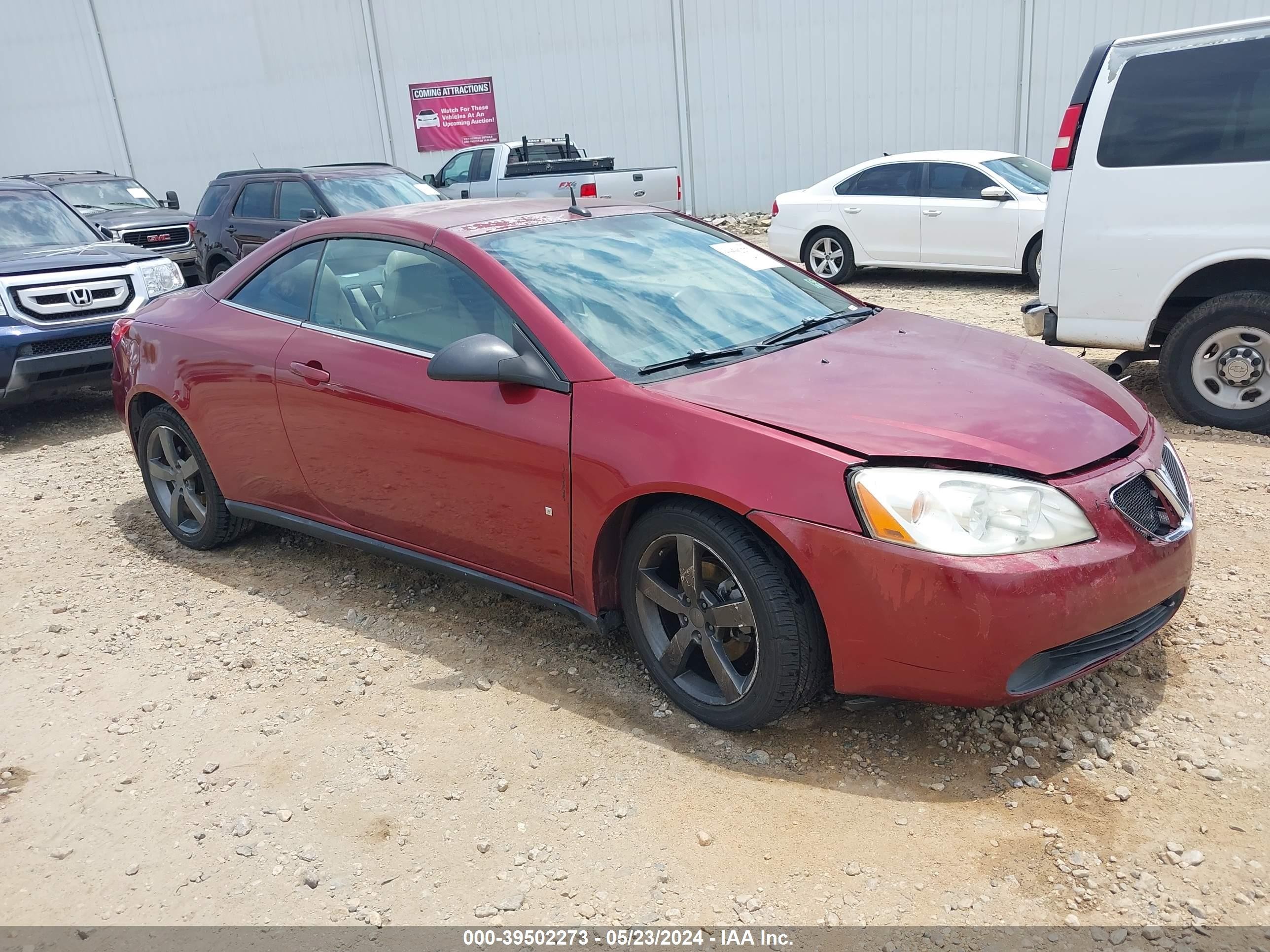 PONTIAC G6 2008 1g2zh36n284168106