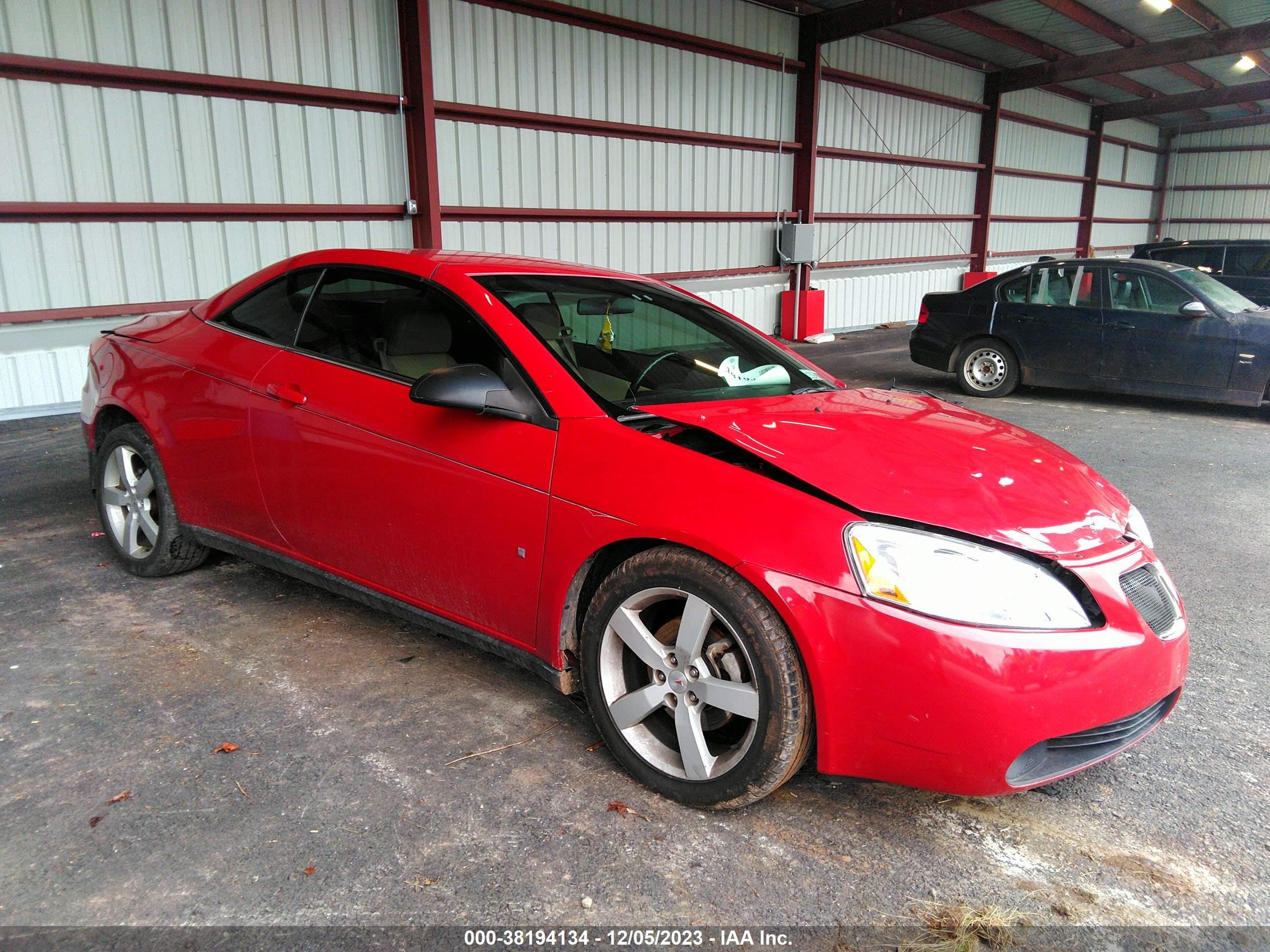 PONTIAC G6 2007 1g2zh36n674121224