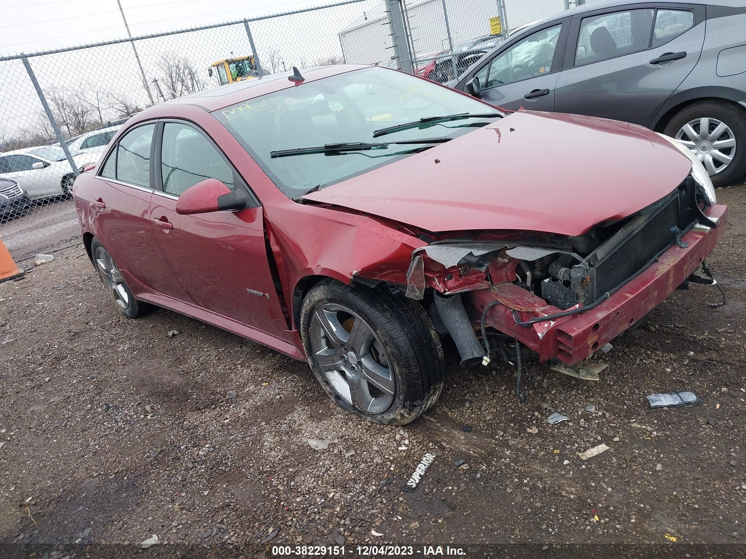 PONTIAC G6 2009 1g2zm577794162181