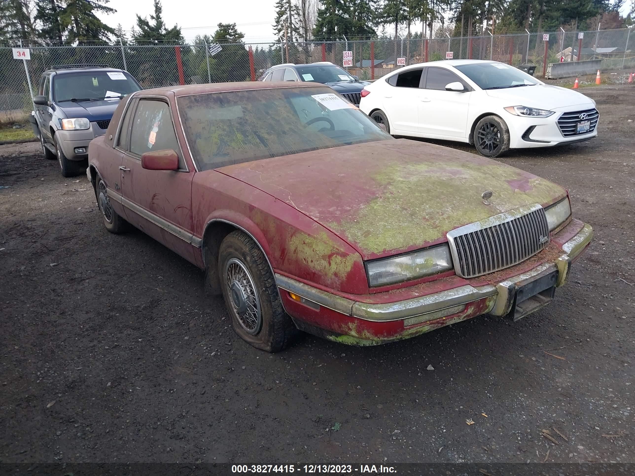 BUICK RIVIERA 1990 1g4ez13c2lu400285