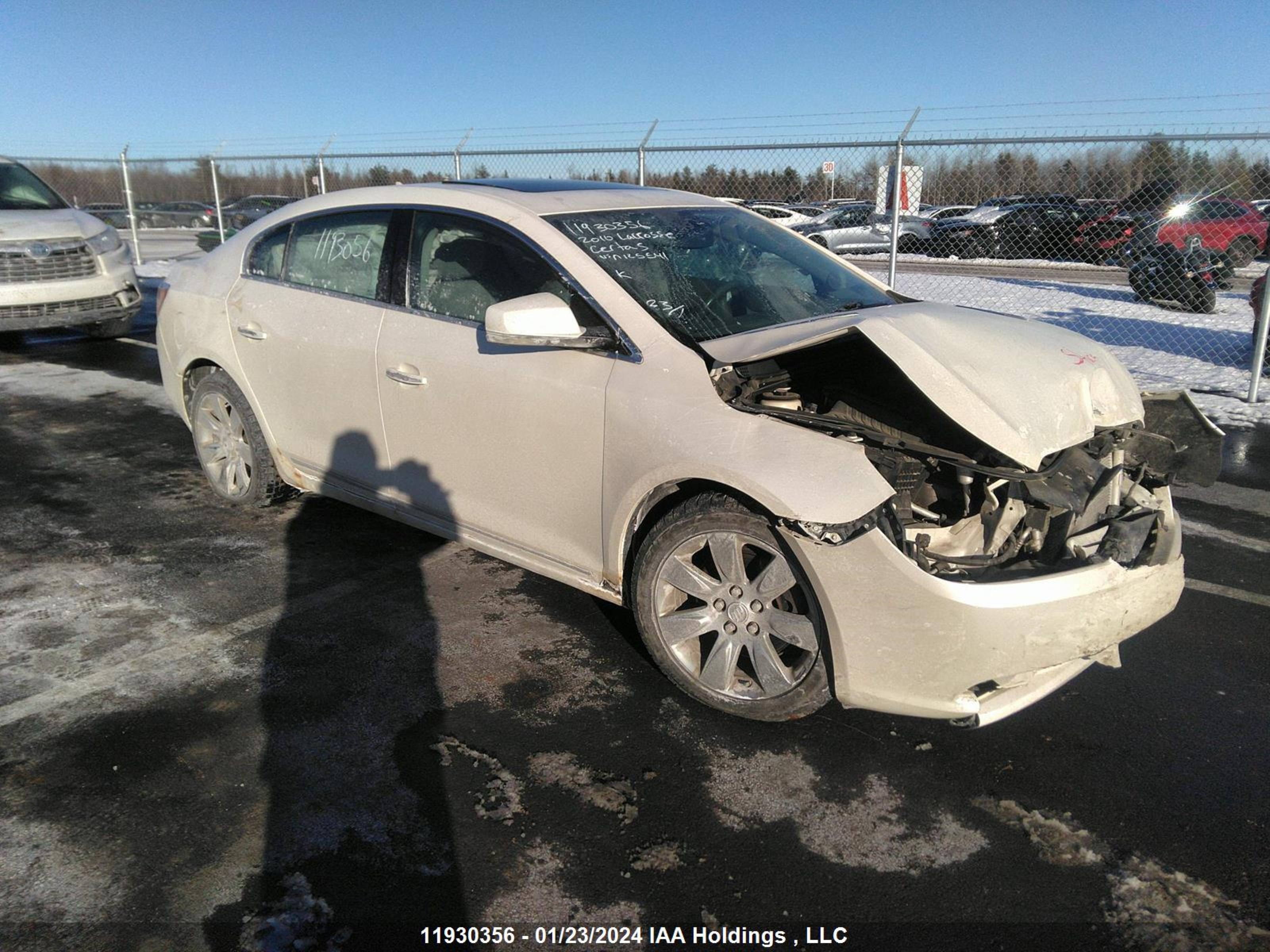 BUICK LACROSSE 2010 1g4gk5eg2af125541