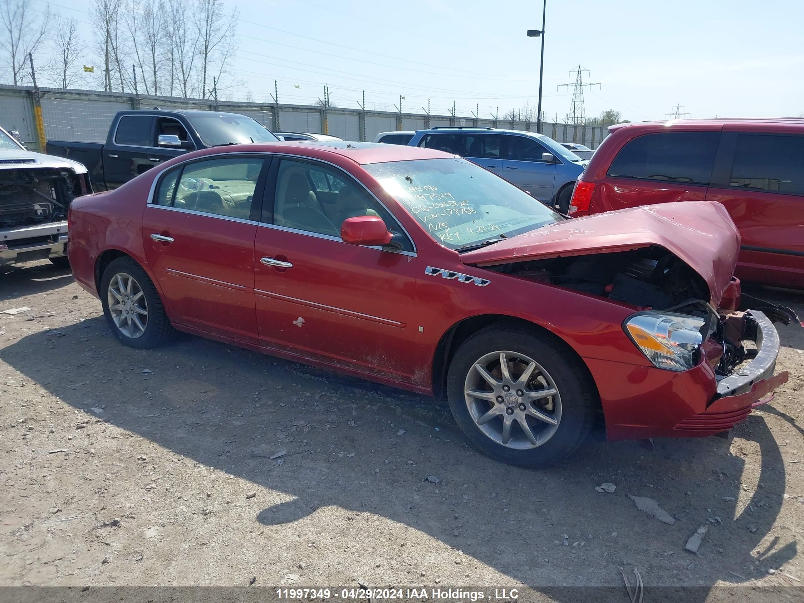 BUICK LUCERNE 2006 1g4hr57y46u178766