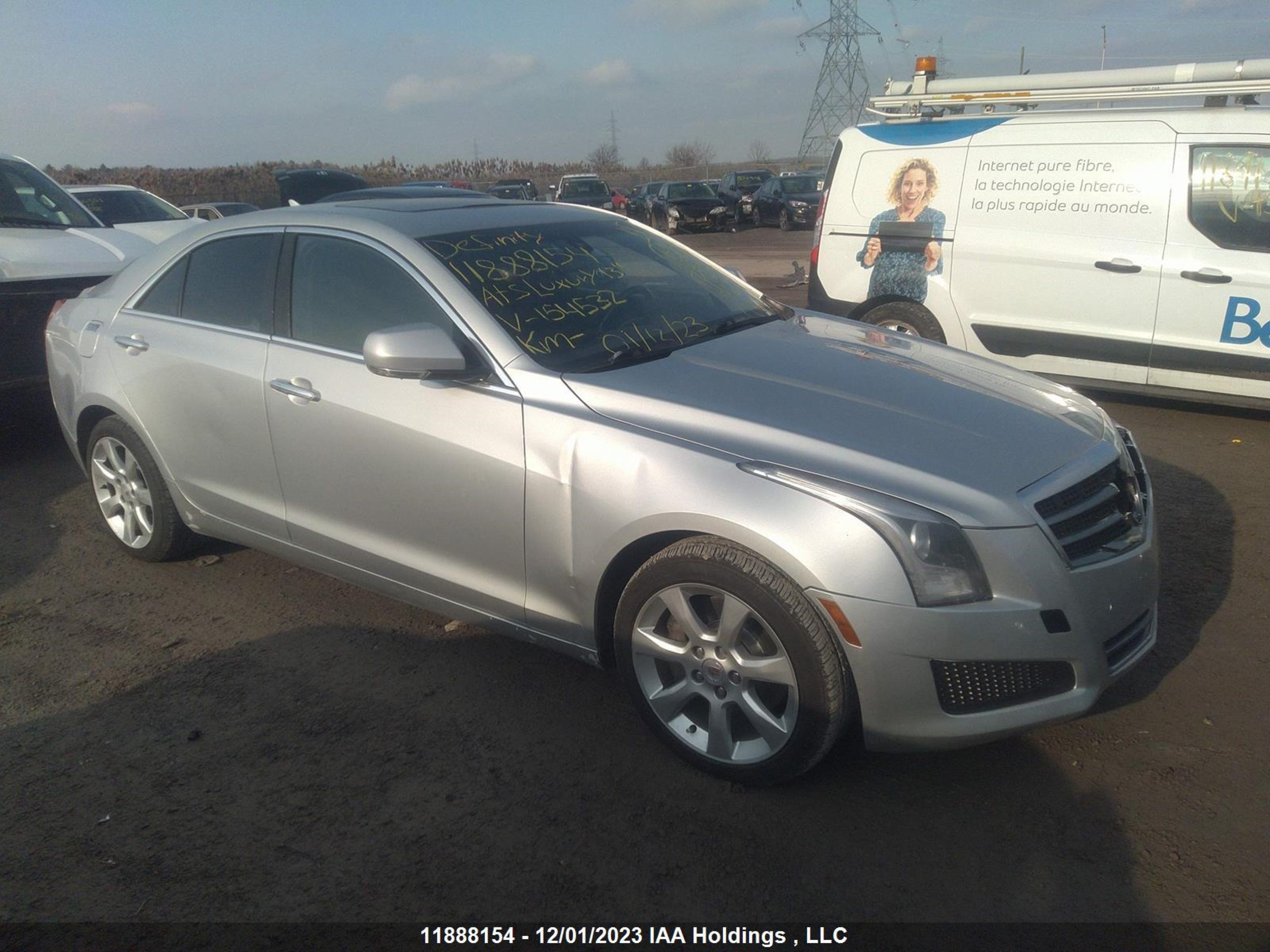 CADILLAC ATS 2013 1g6ah5rx7d0154532