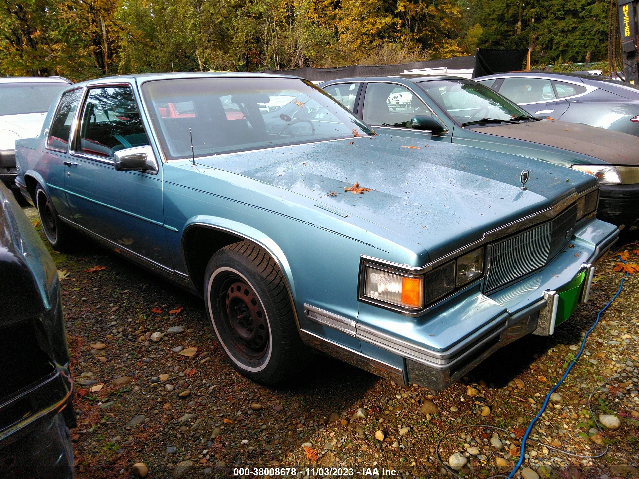 CADILLAC DE VILLE 1986 1g6cd4786g4272076