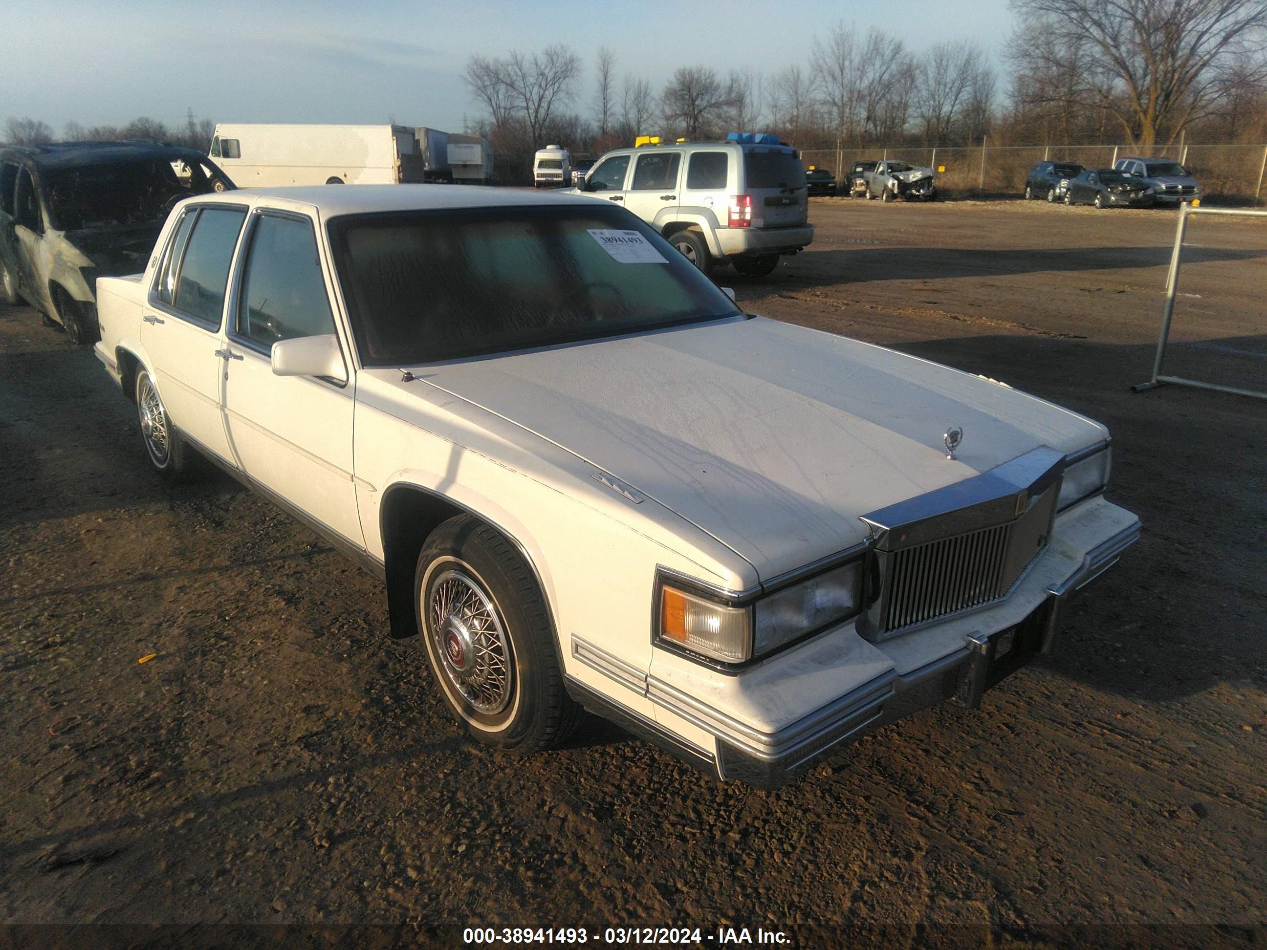 CADILLAC DE VILLE 1988 1g6cd5152j4342412