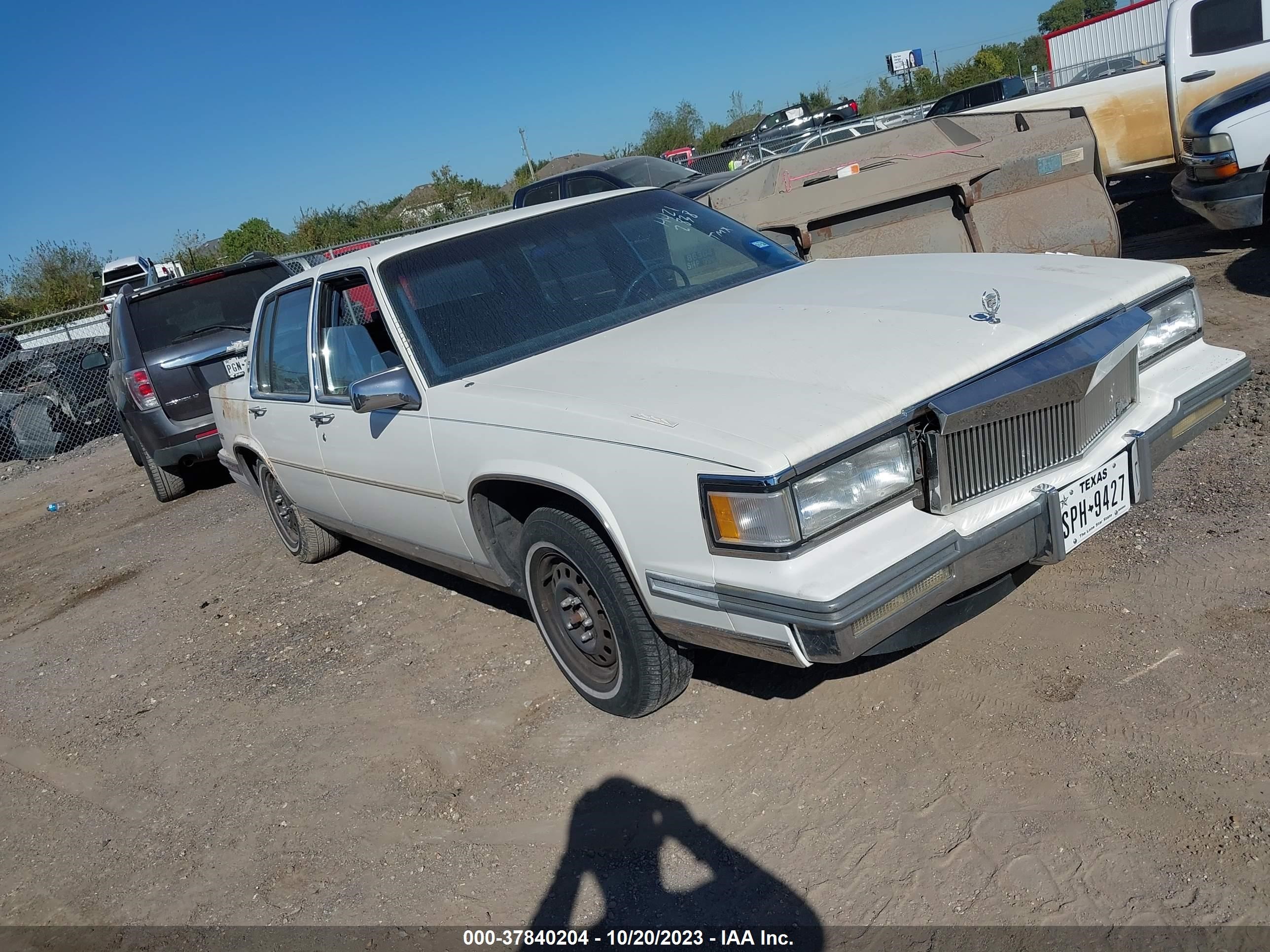 CADILLAC DE VILLE 1987 1g6cd5185h4212838