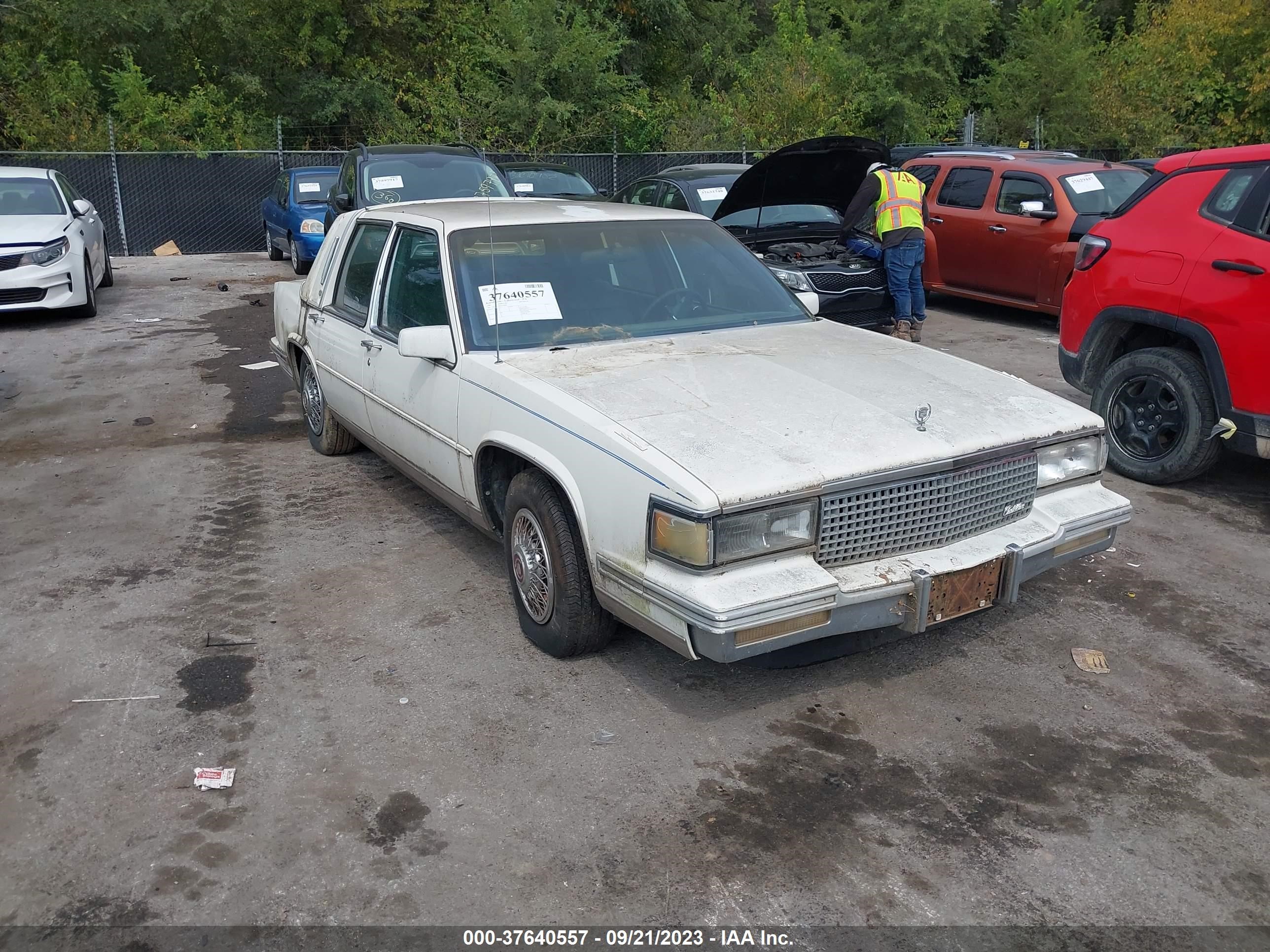 CADILLAC DE VILLE 1987 1g6cd5188h4225406