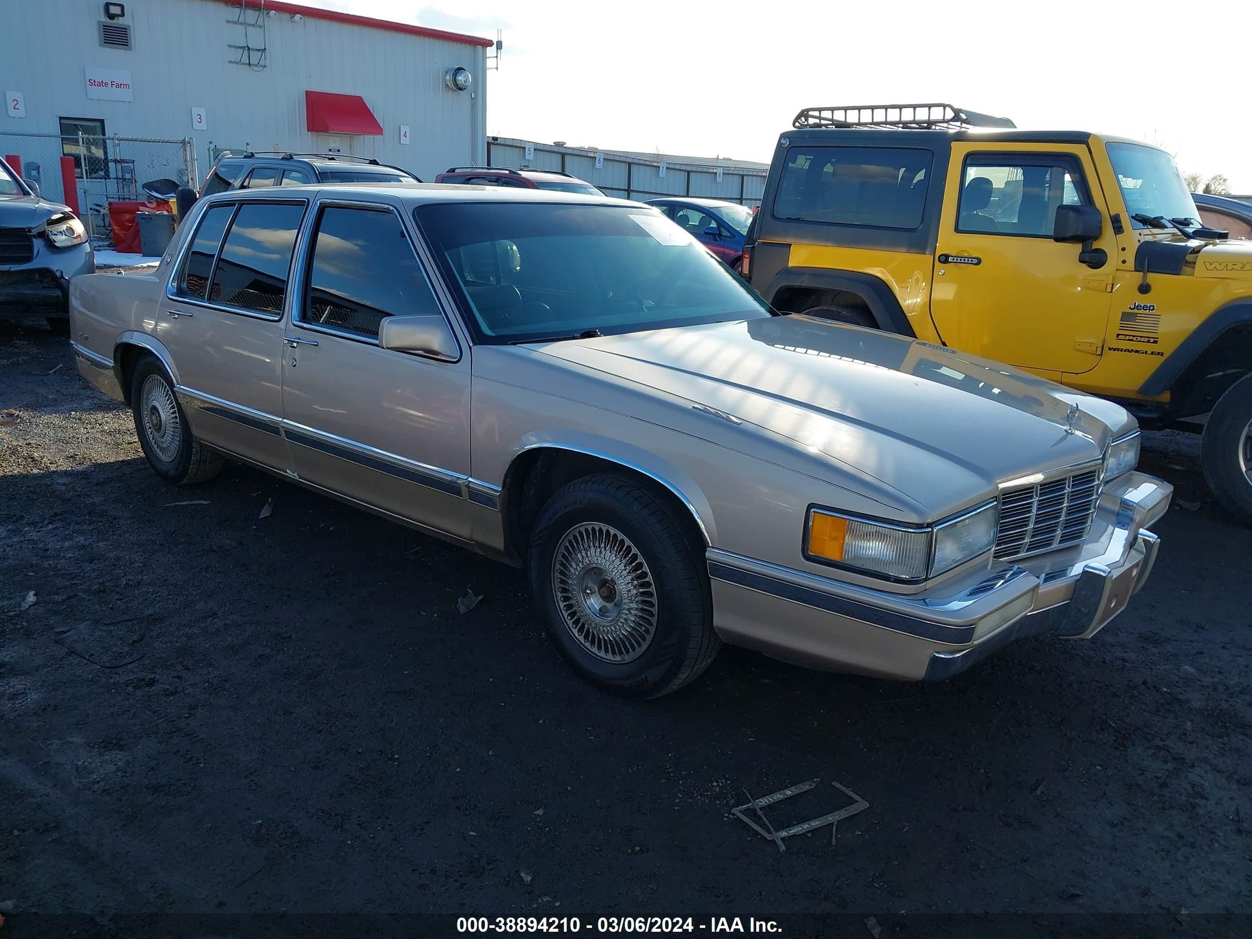 CADILLAC DE VILLE 1992 1g6cd53b1n4250829