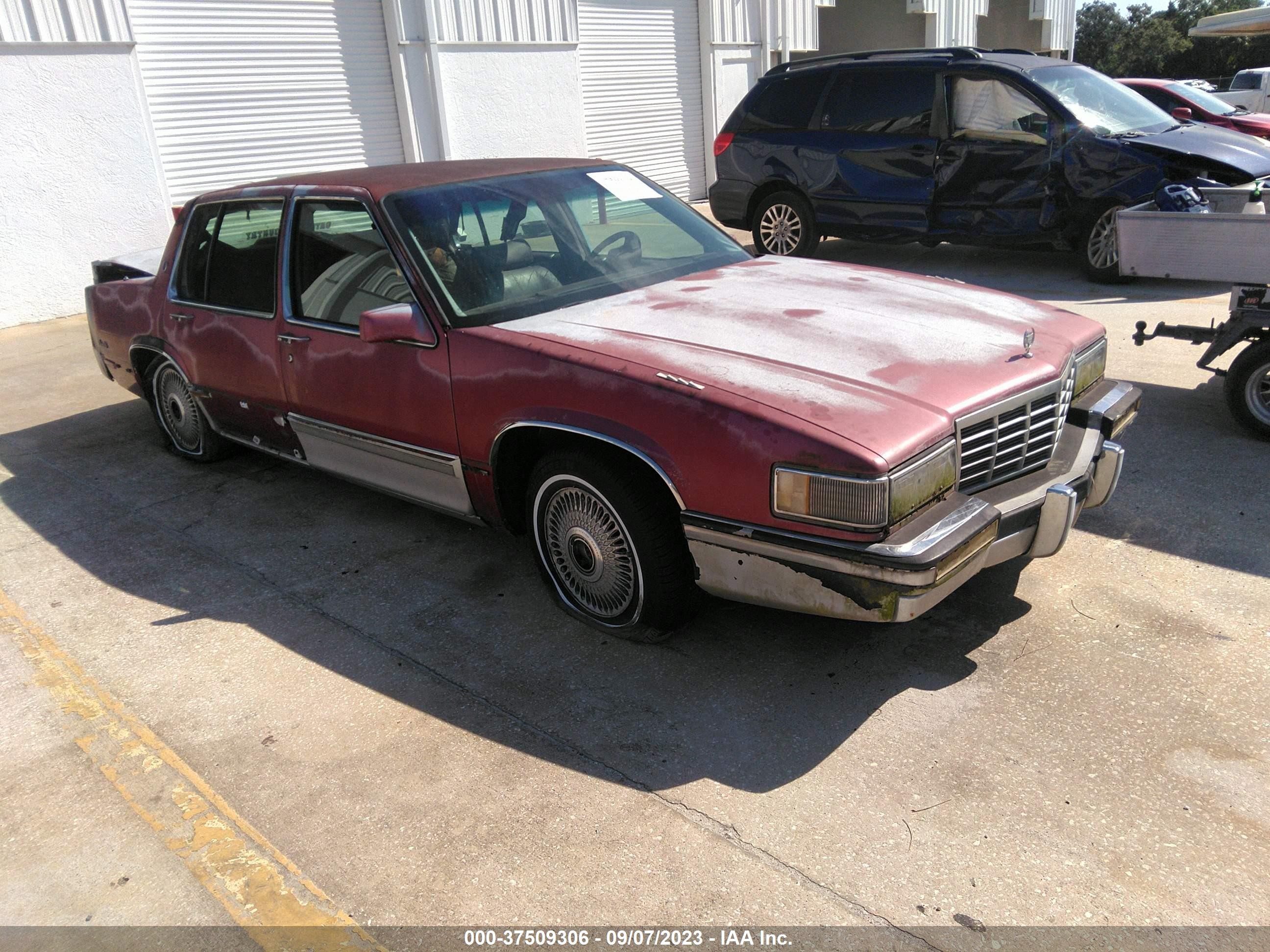 CADILLAC DE VILLE 1992 1g6cd53b1n4285824