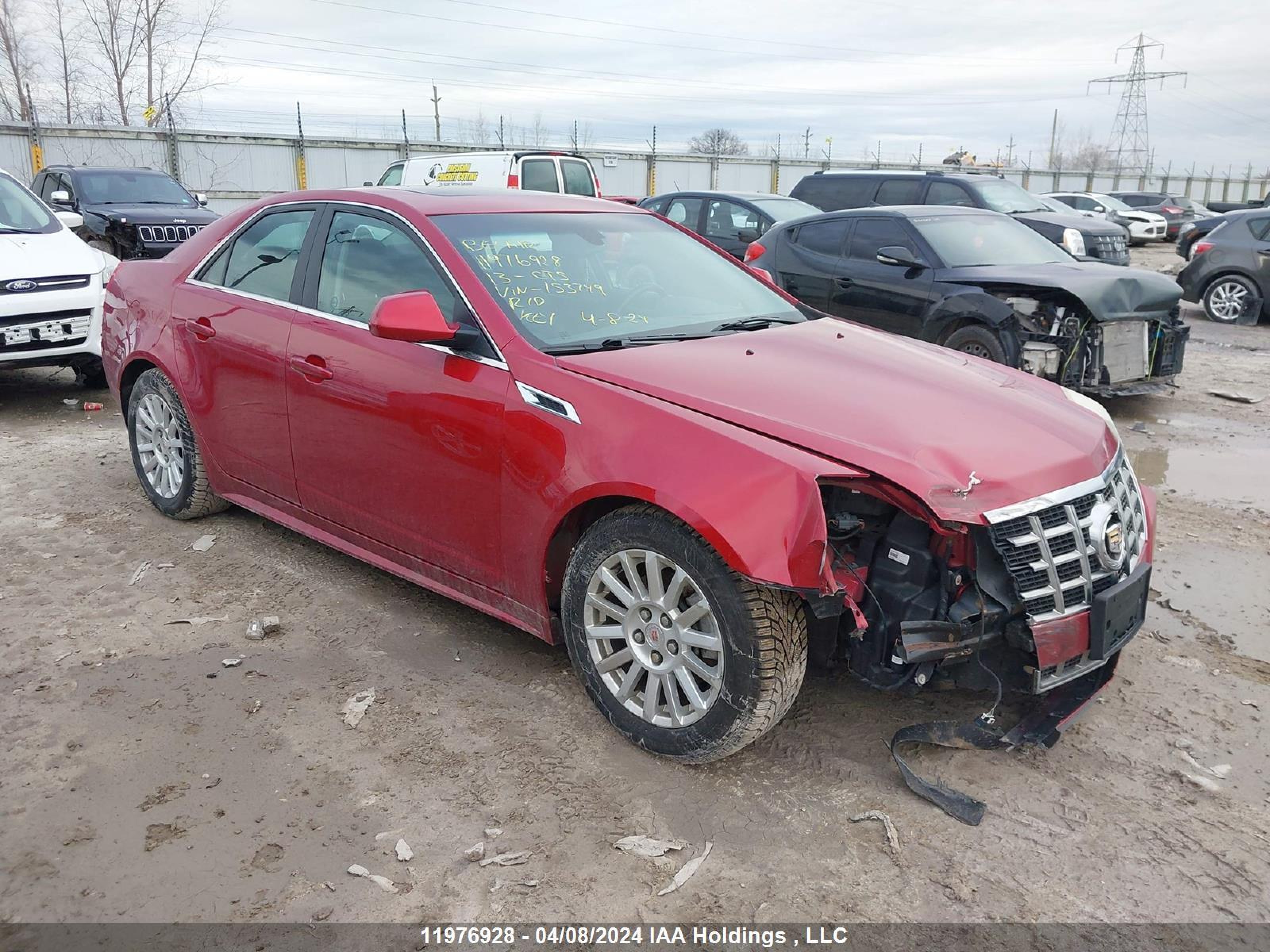 CADILLAC CTS 2013 1g6dh5e53d0153749