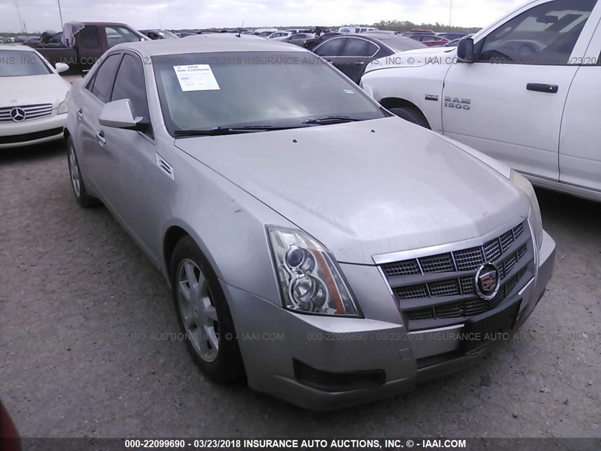 CADILLAC CTS 2008 1g6dm577080121602