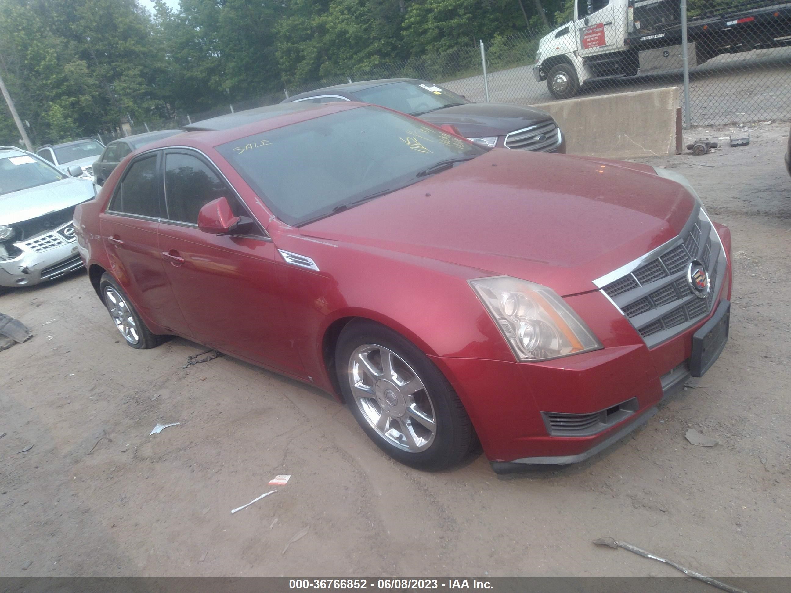 CADILLAC CTS 2008 1g6dm577280111282