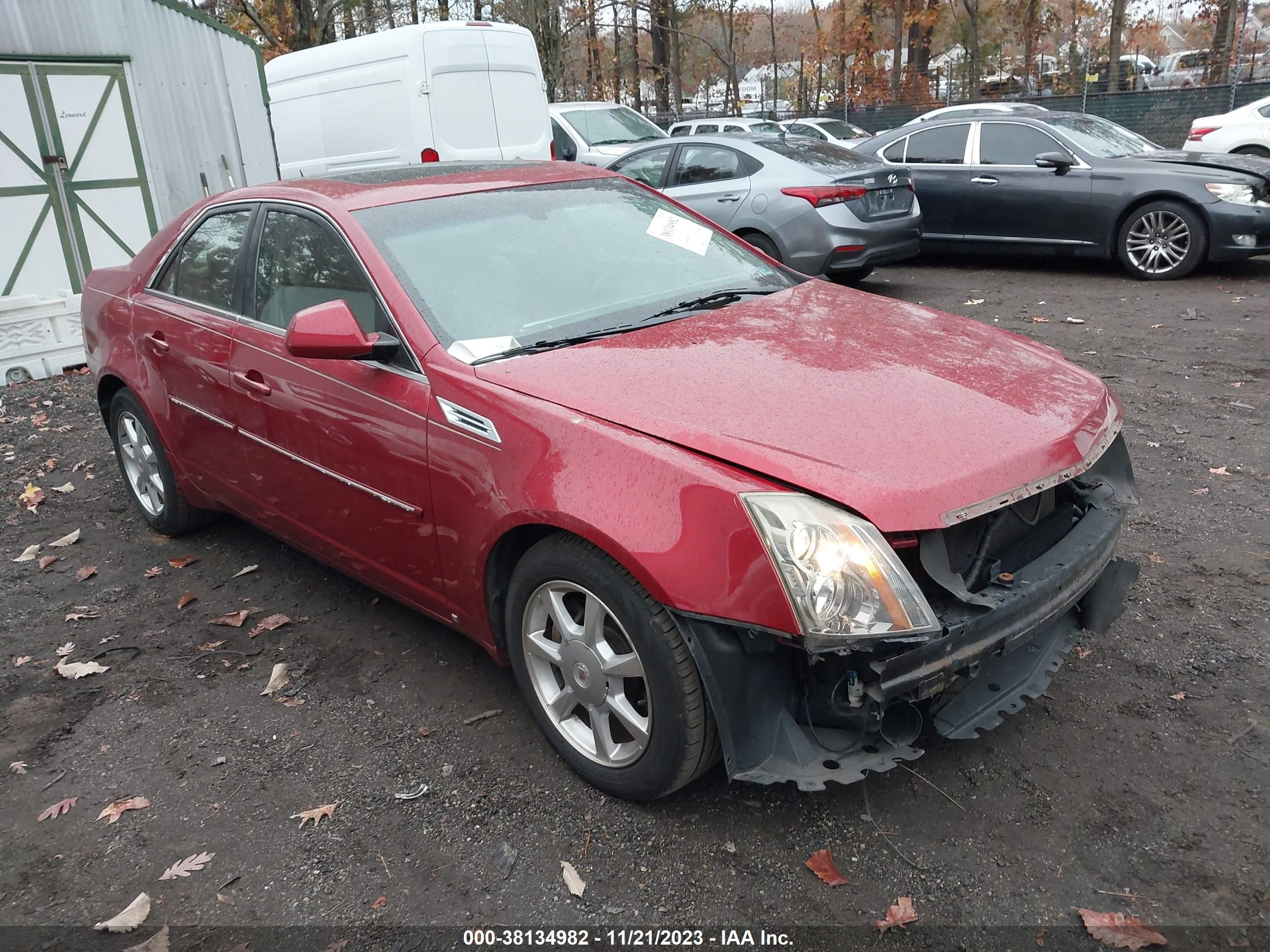 CADILLAC CTS 2008 1g6dm577380118290