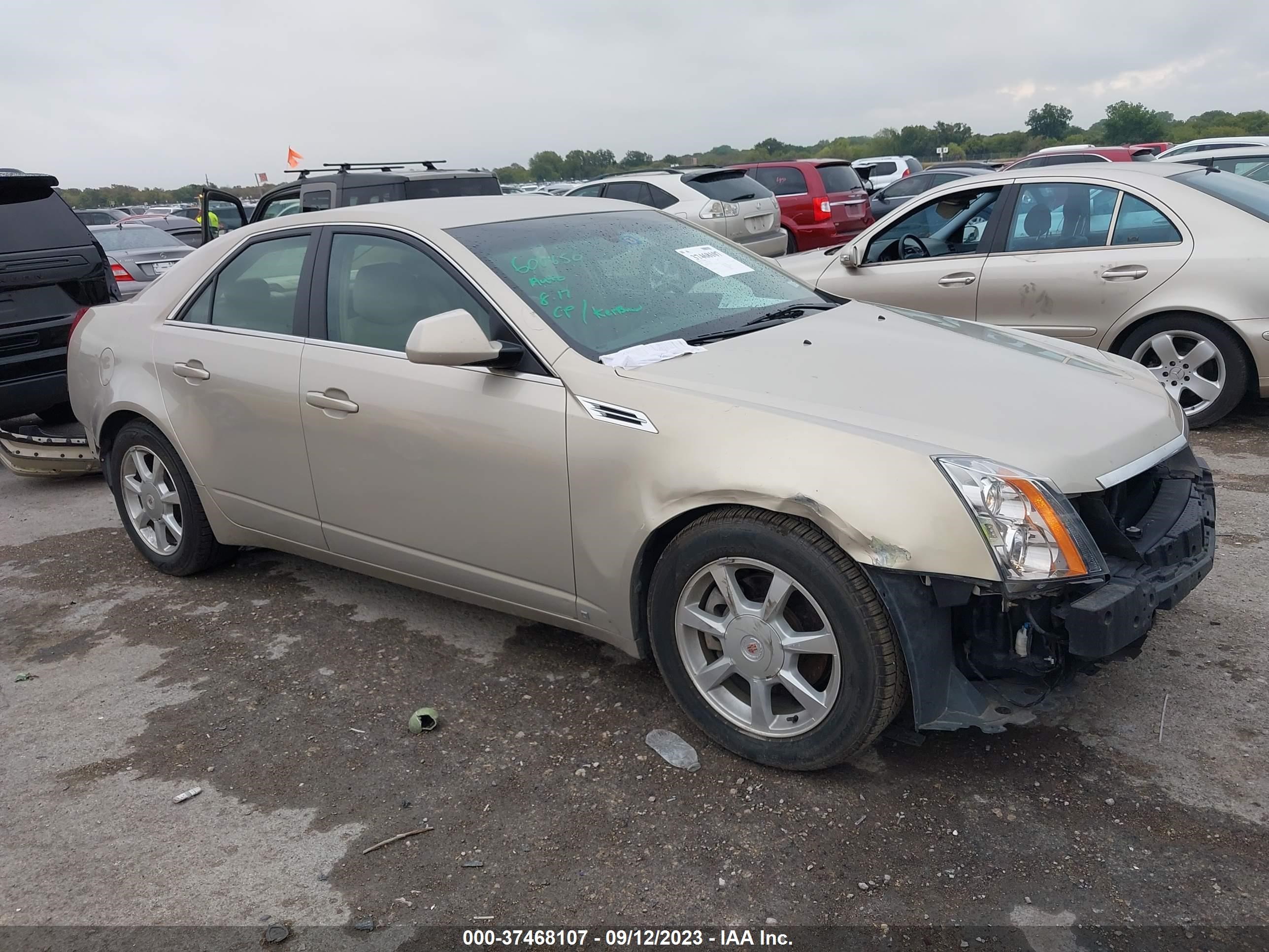 CADILLAC CTS 2008 1g6dm577380126132