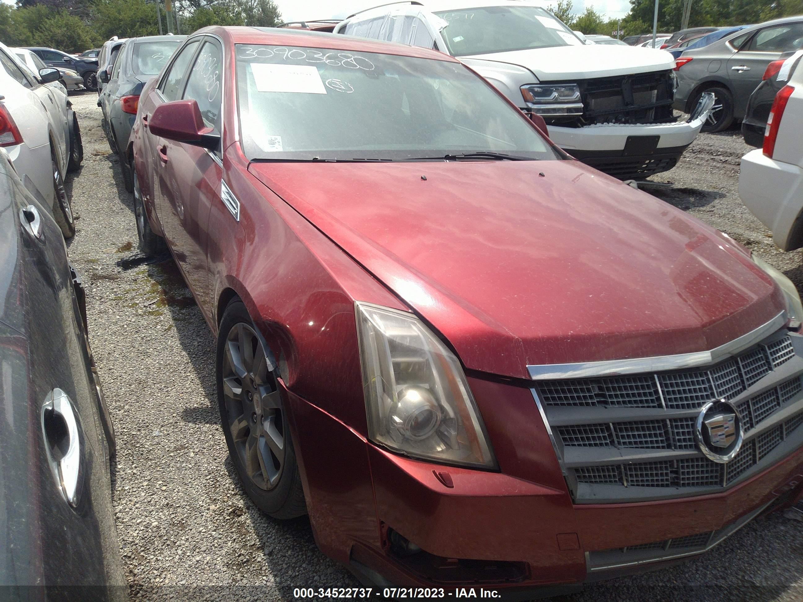 CADILLAC CTS 2008 1g6dp57v280116777