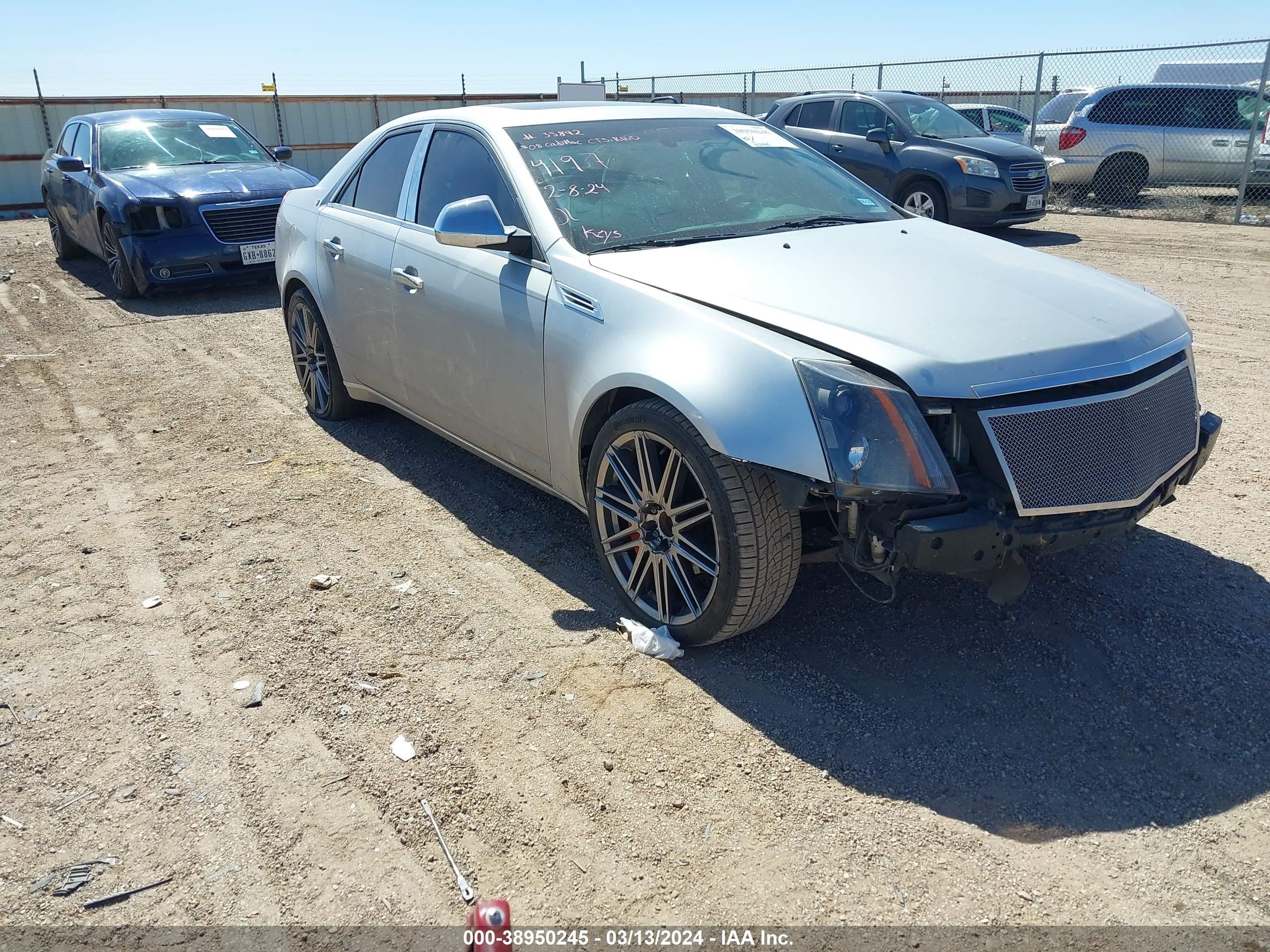 CADILLAC CTS 2008 1g6dr57v880194197