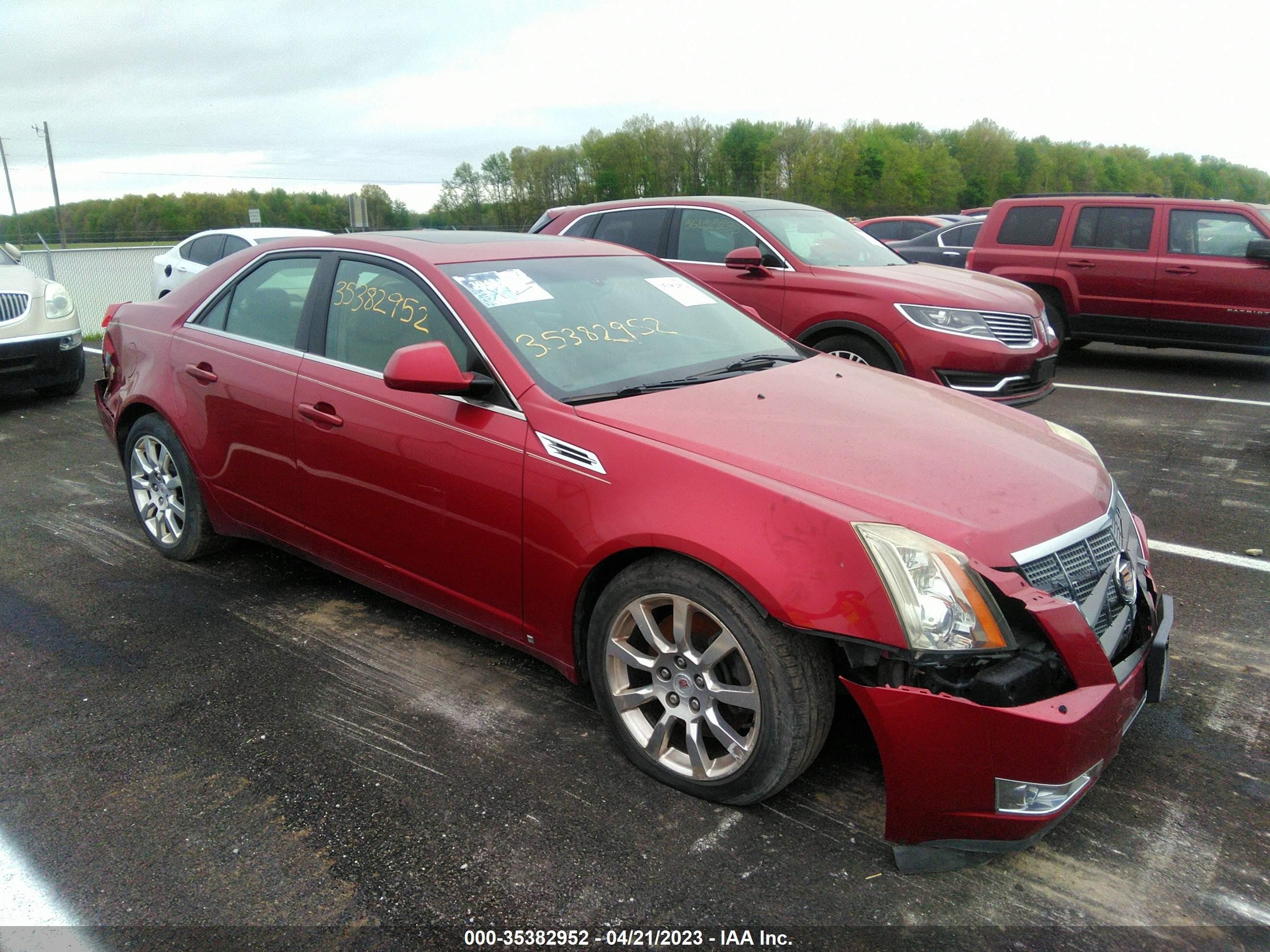 CADILLAC CTS 2008 1g6ds57v080164244